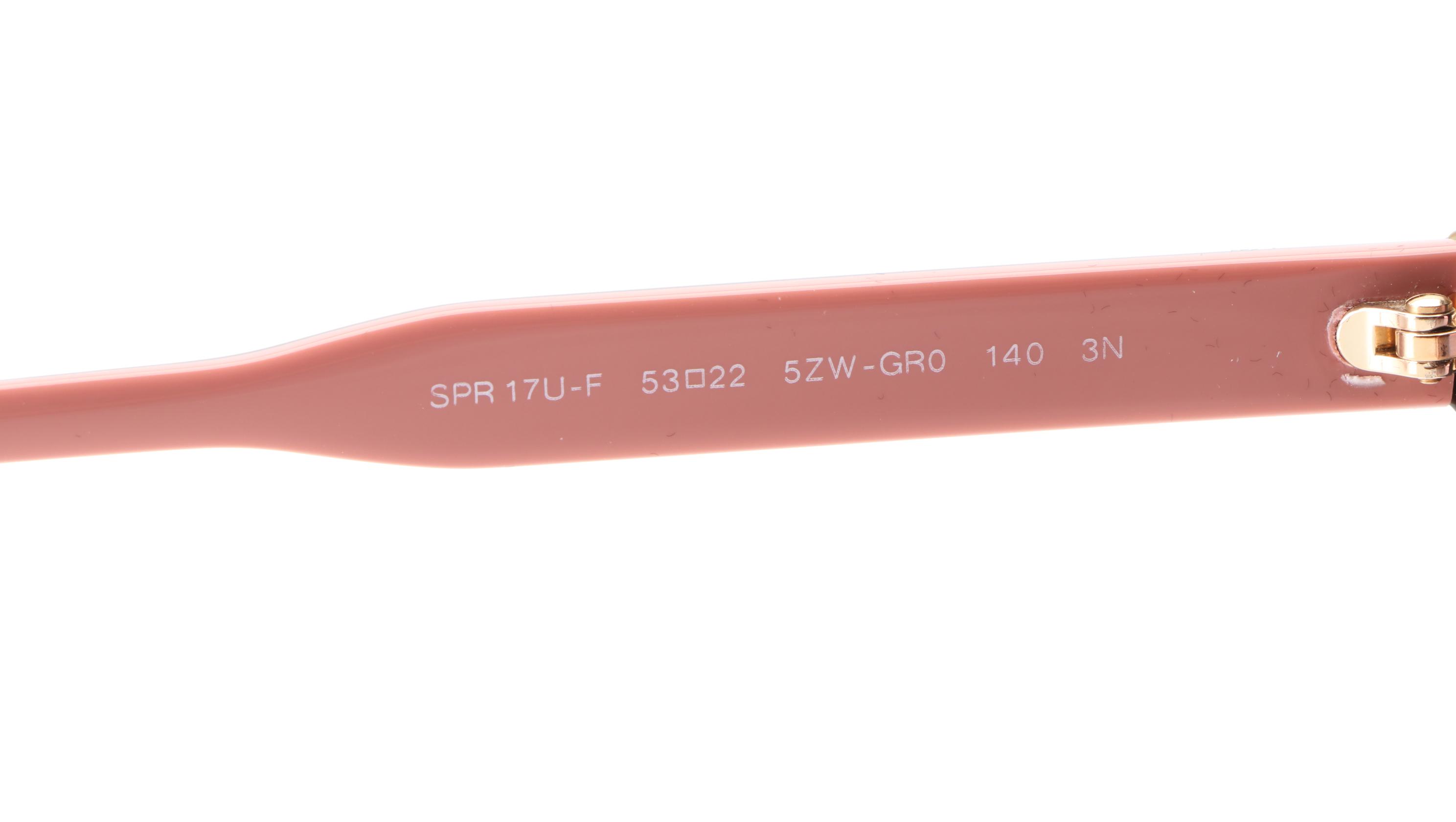 Prada SPR17U-F Round Sunglasses with Case and Box