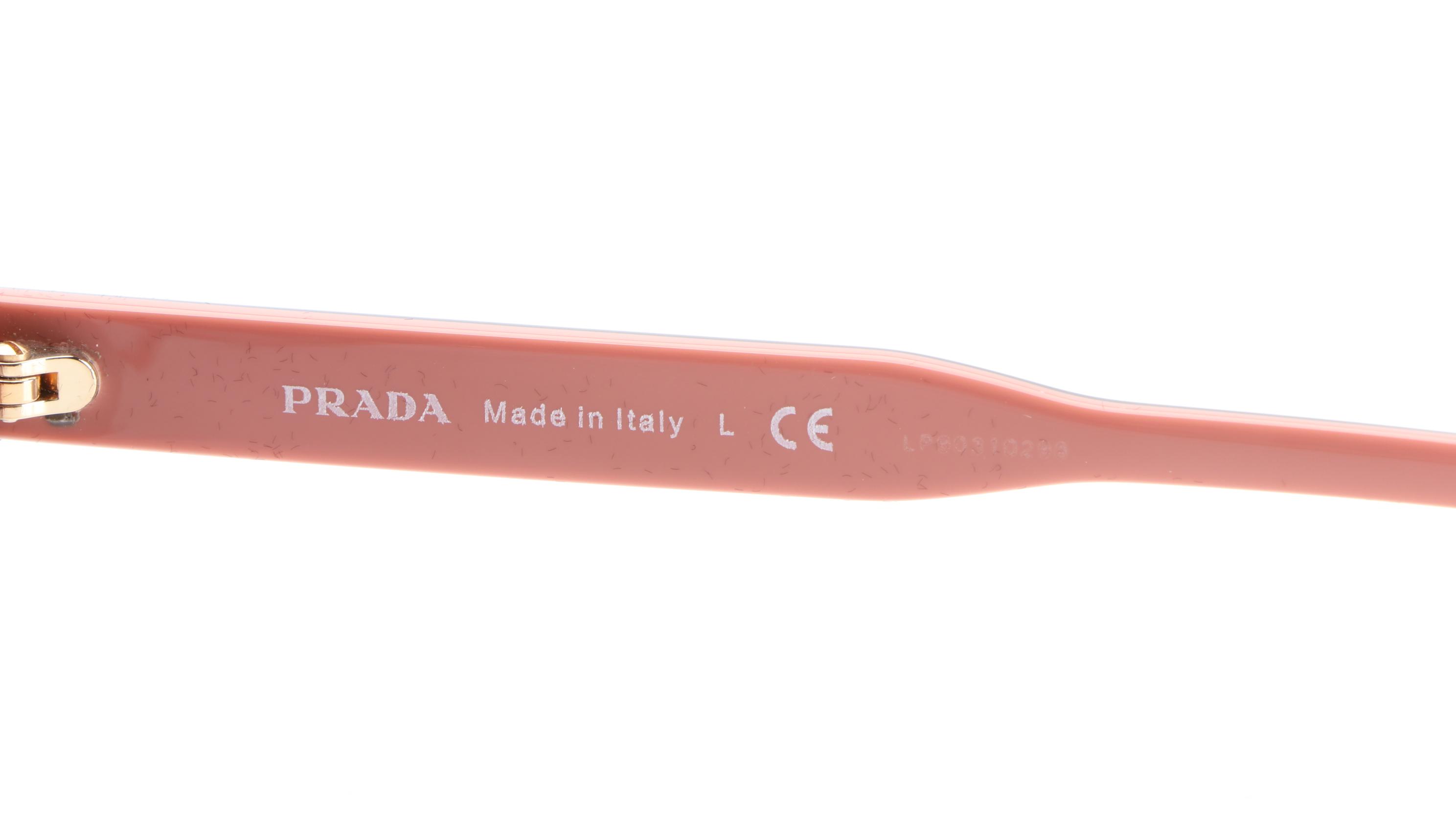 Prada SPR17U-F Round Sunglasses with Case and Box