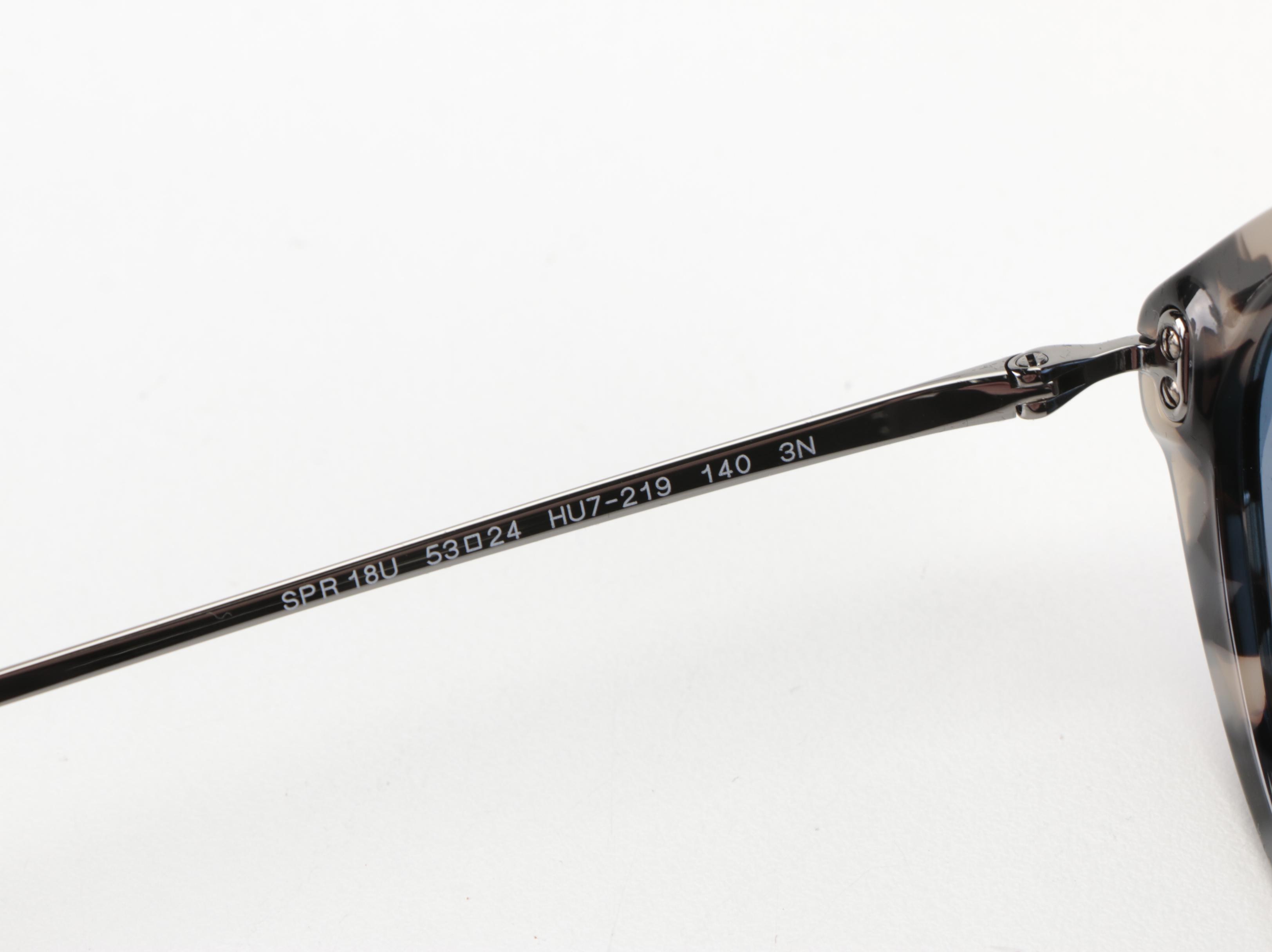 Prada SPR18U Round Sunglasses with Case and Box