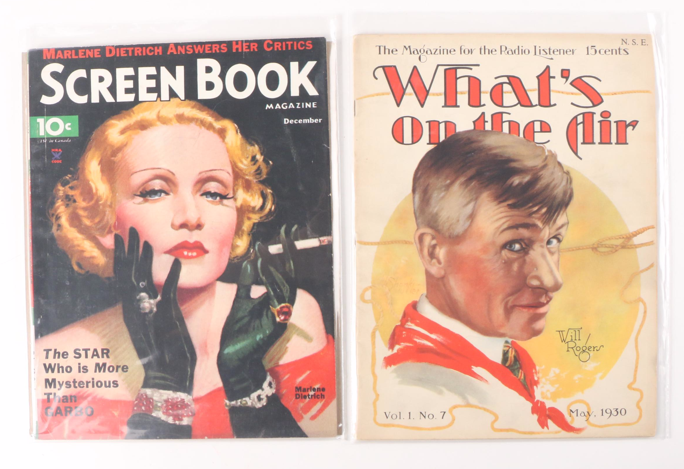 "Movie Mirror, "Moviepix," and More Film Magazines, Early to Mid-20th Century