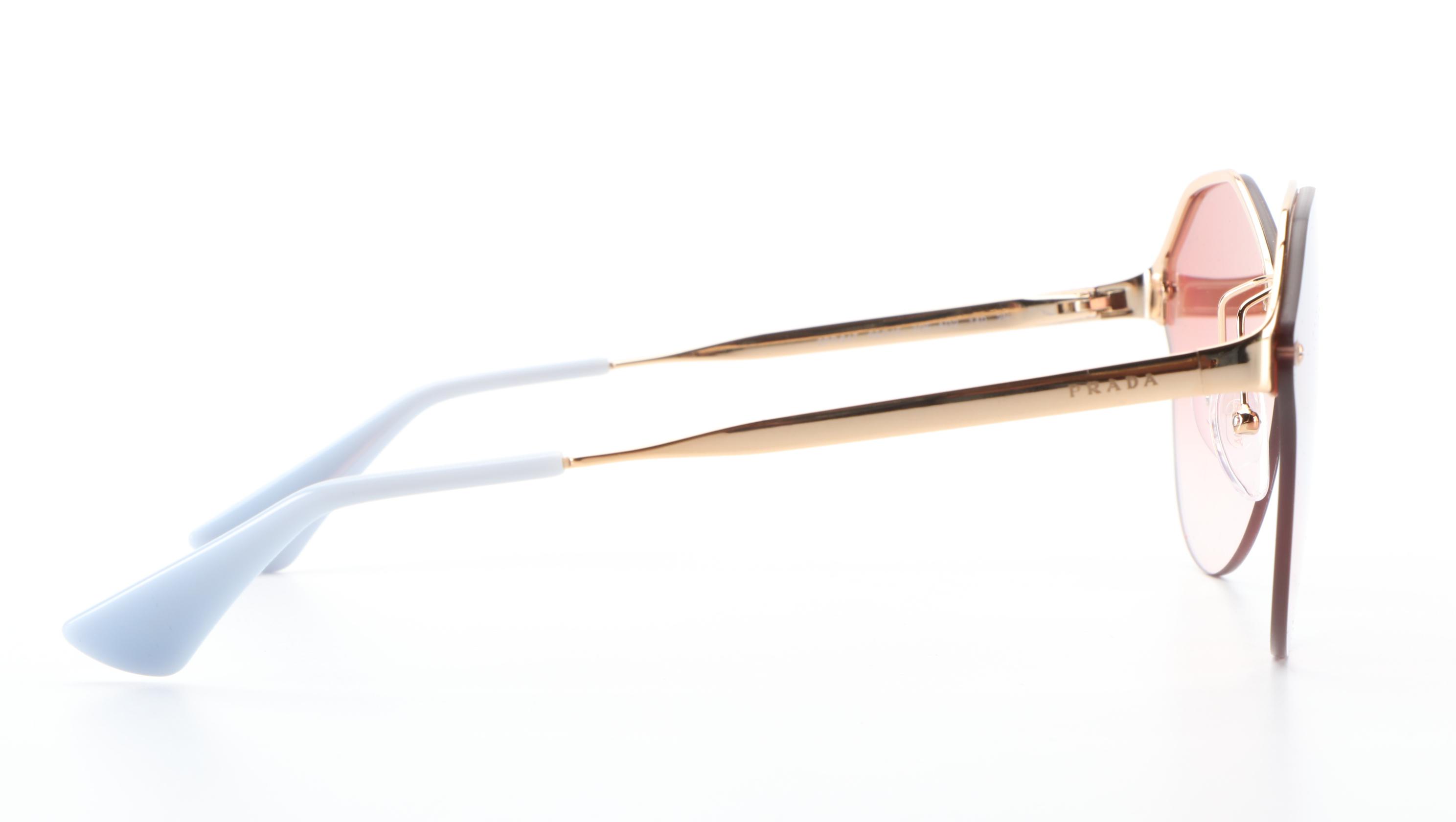 Prada SPR 64T Oversized Sunglasses with Case and Box