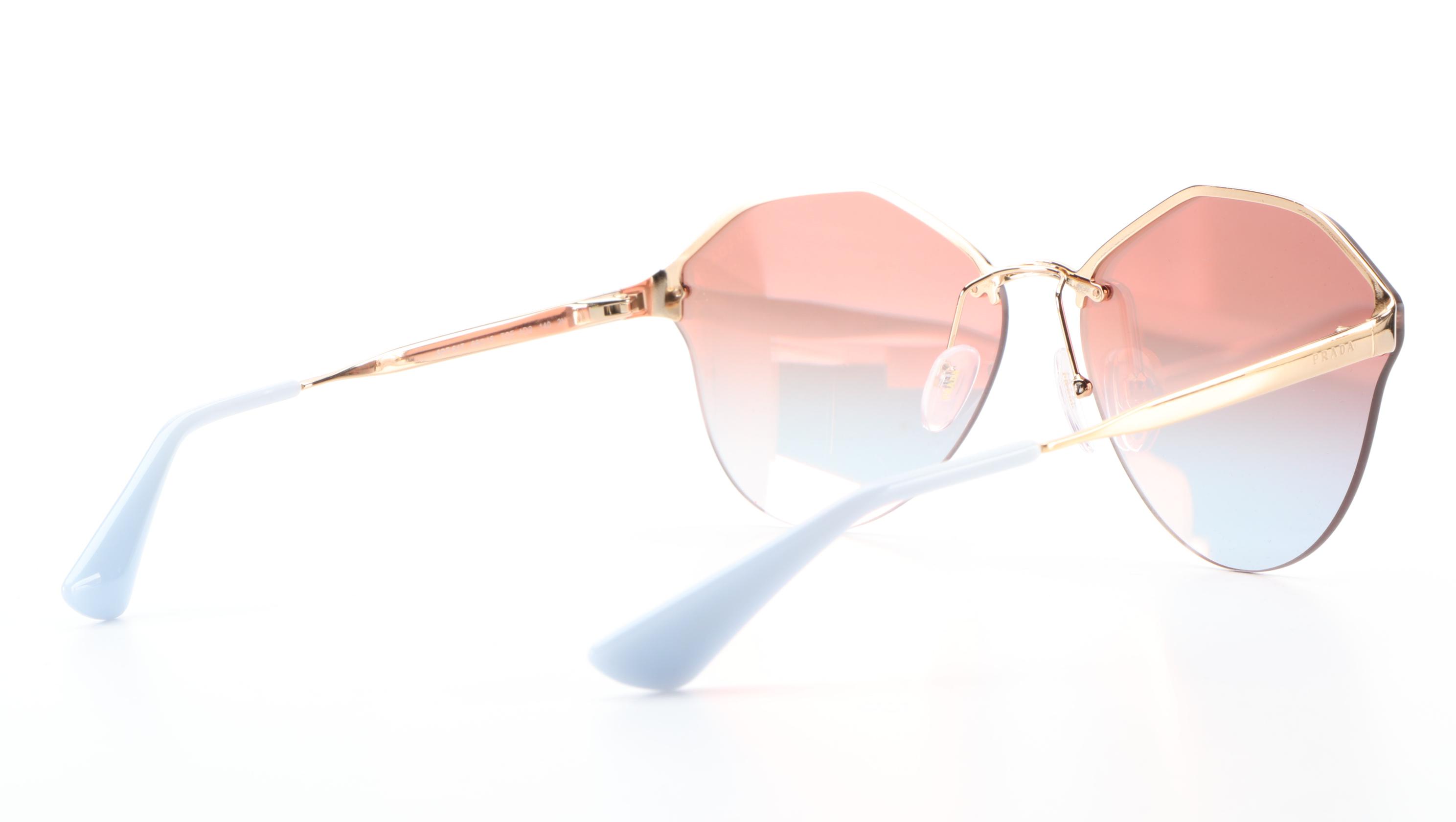 Prada SPR 64T Oversized Sunglasses with Case and Box