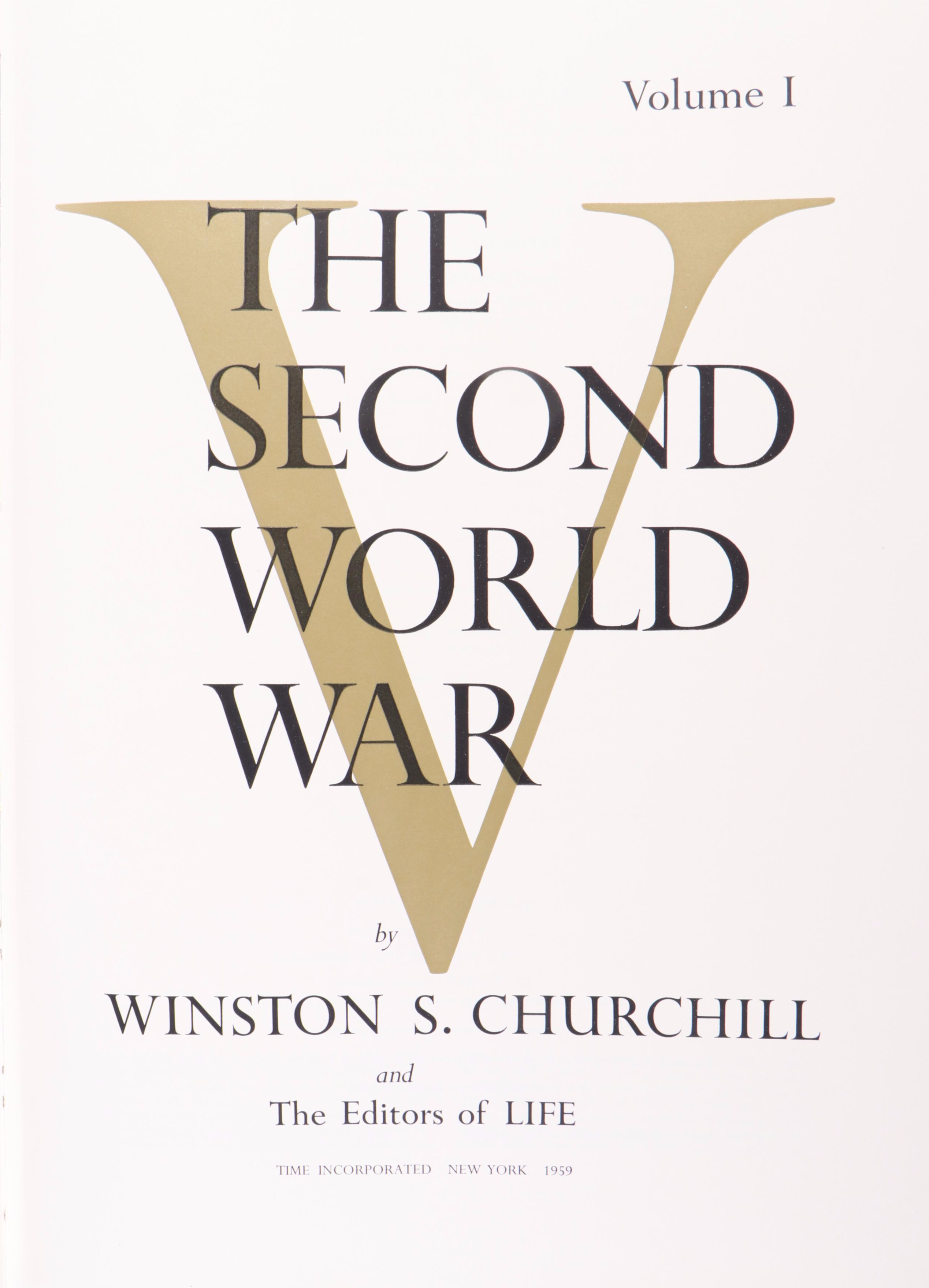 "The Second World War" by Winston S. Churchill and Other War History Books