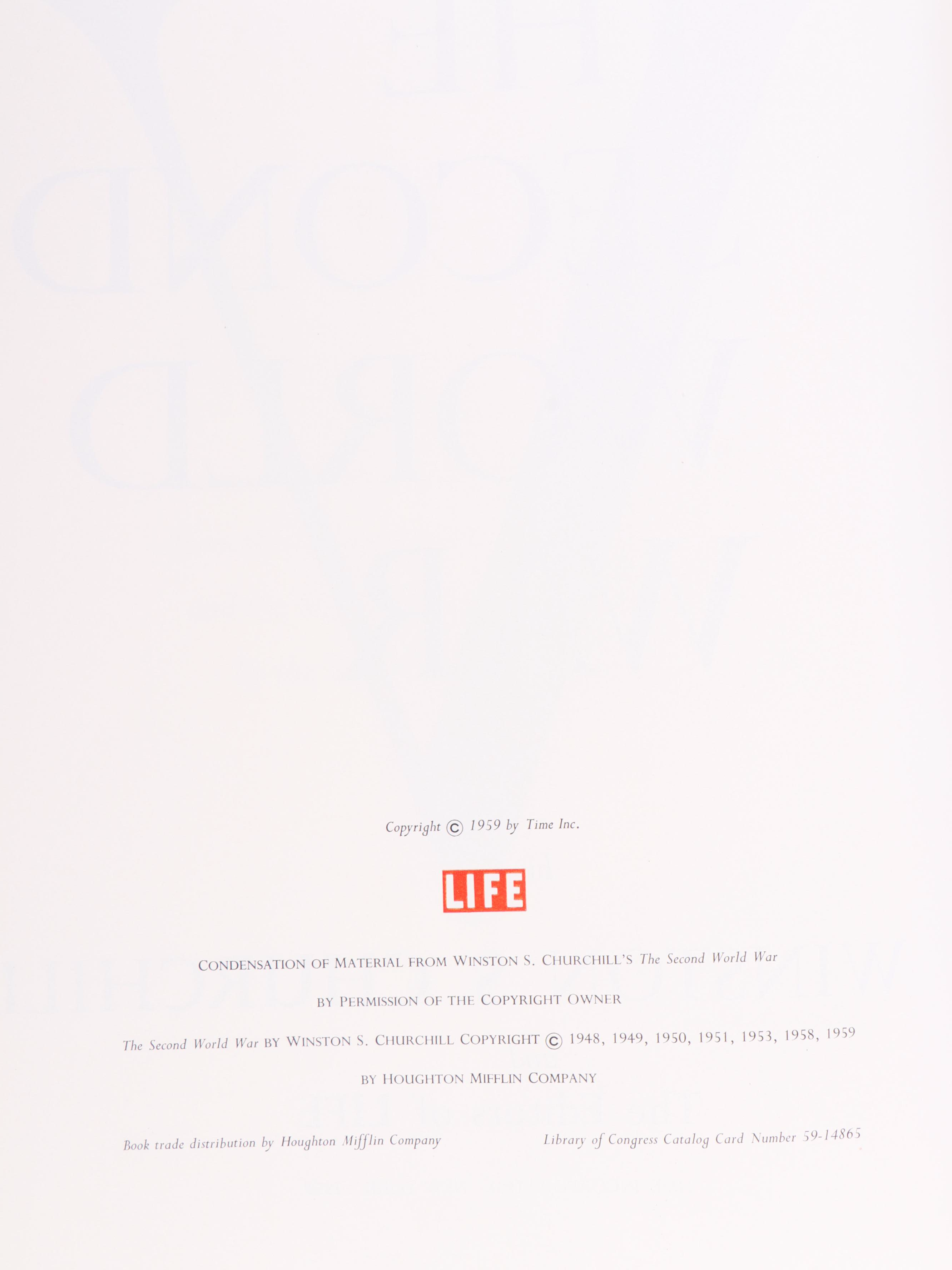 "The Second World War" by Winston S. Churchill and Other War History Books