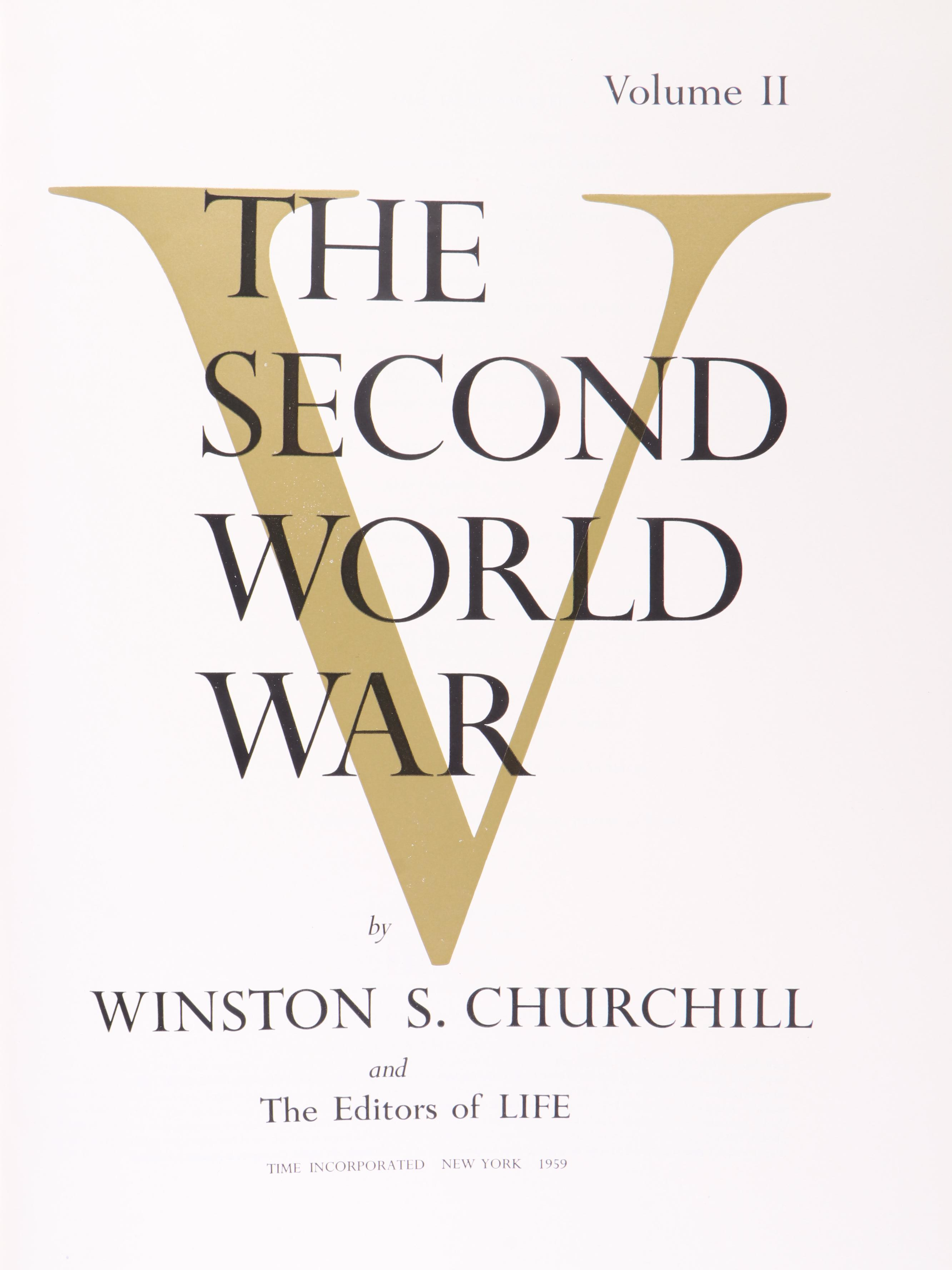 "The Second World War" by Winston S. Churchill and Other War History Books