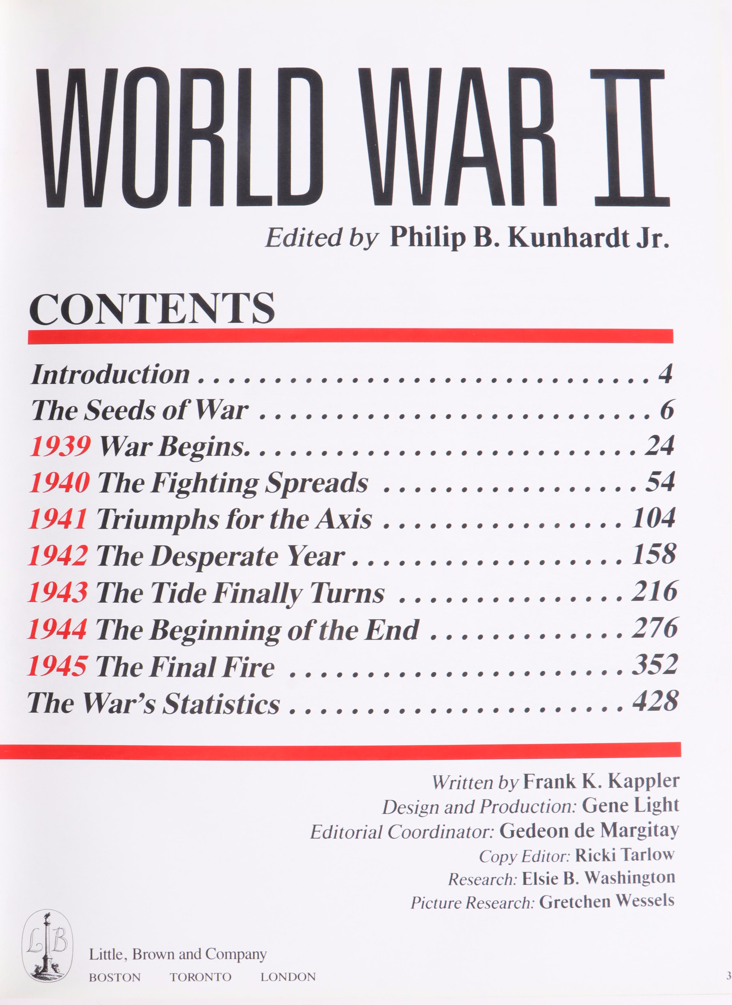 "The Second World War" by Winston S. Churchill and Other War History Books