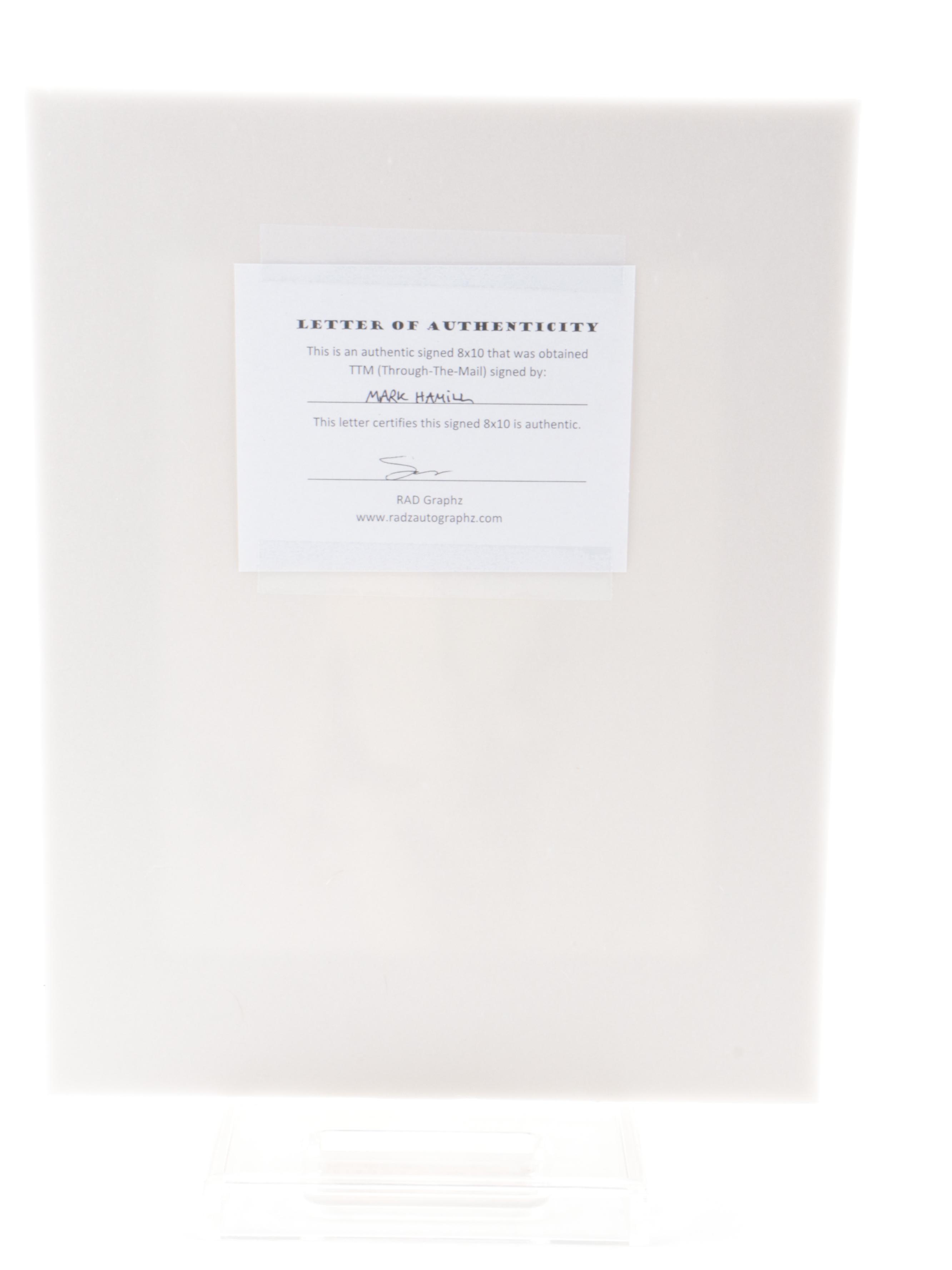 Mark Hamill Signed "Star Wars" Giclée with COA