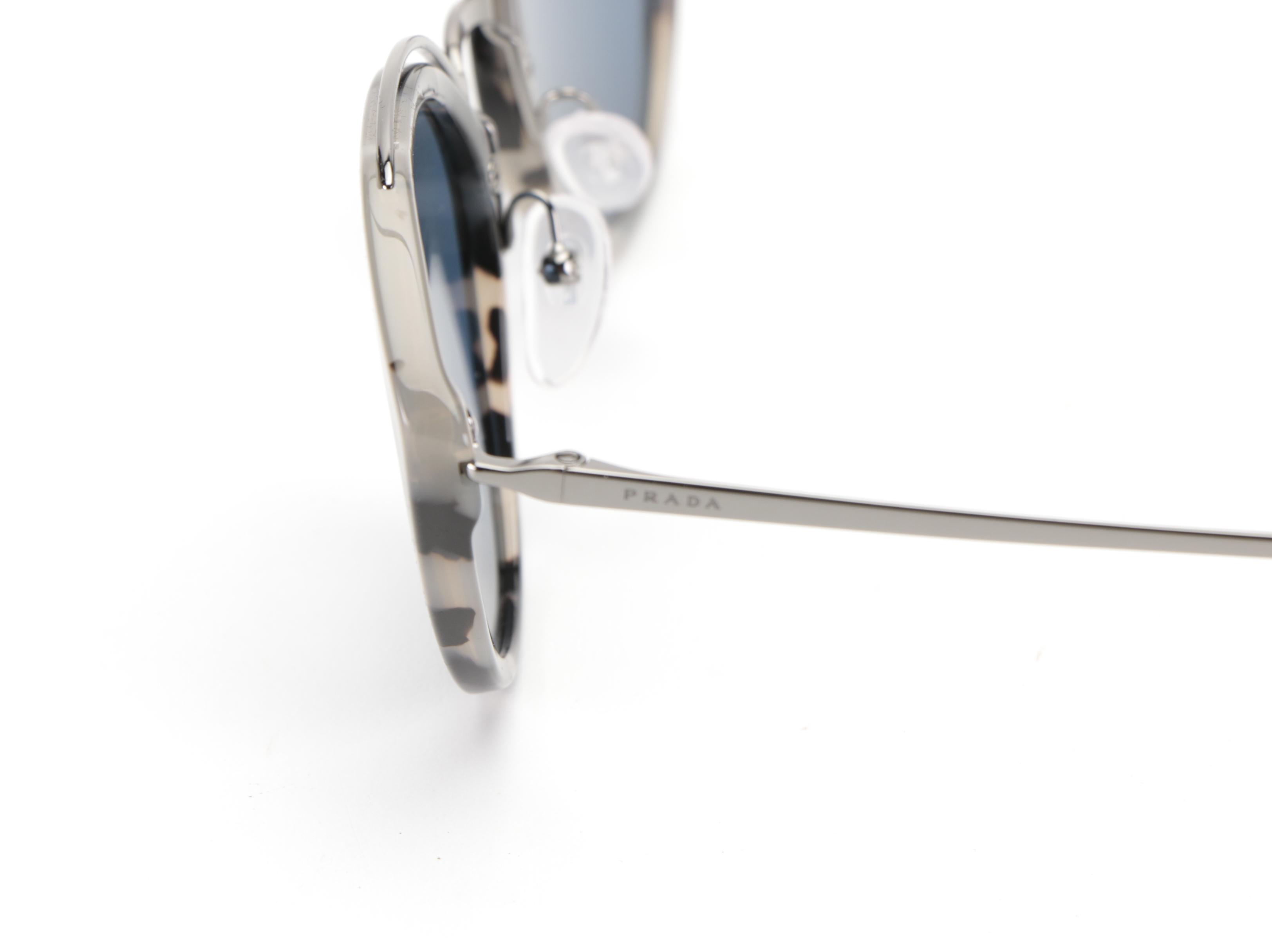 Prada SPR18U Havana Sunglasses with Case and Box