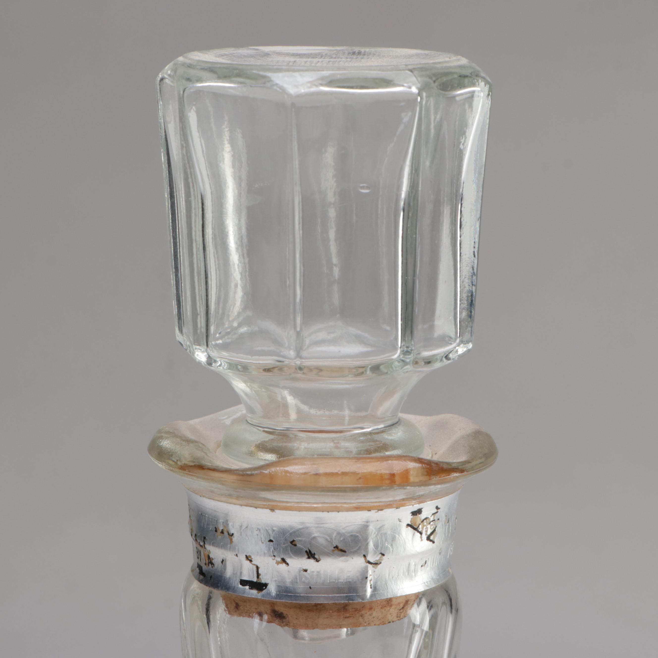 Jack Daniel's Gold Medal Old No. 7 Whiskey Bottle Decanters