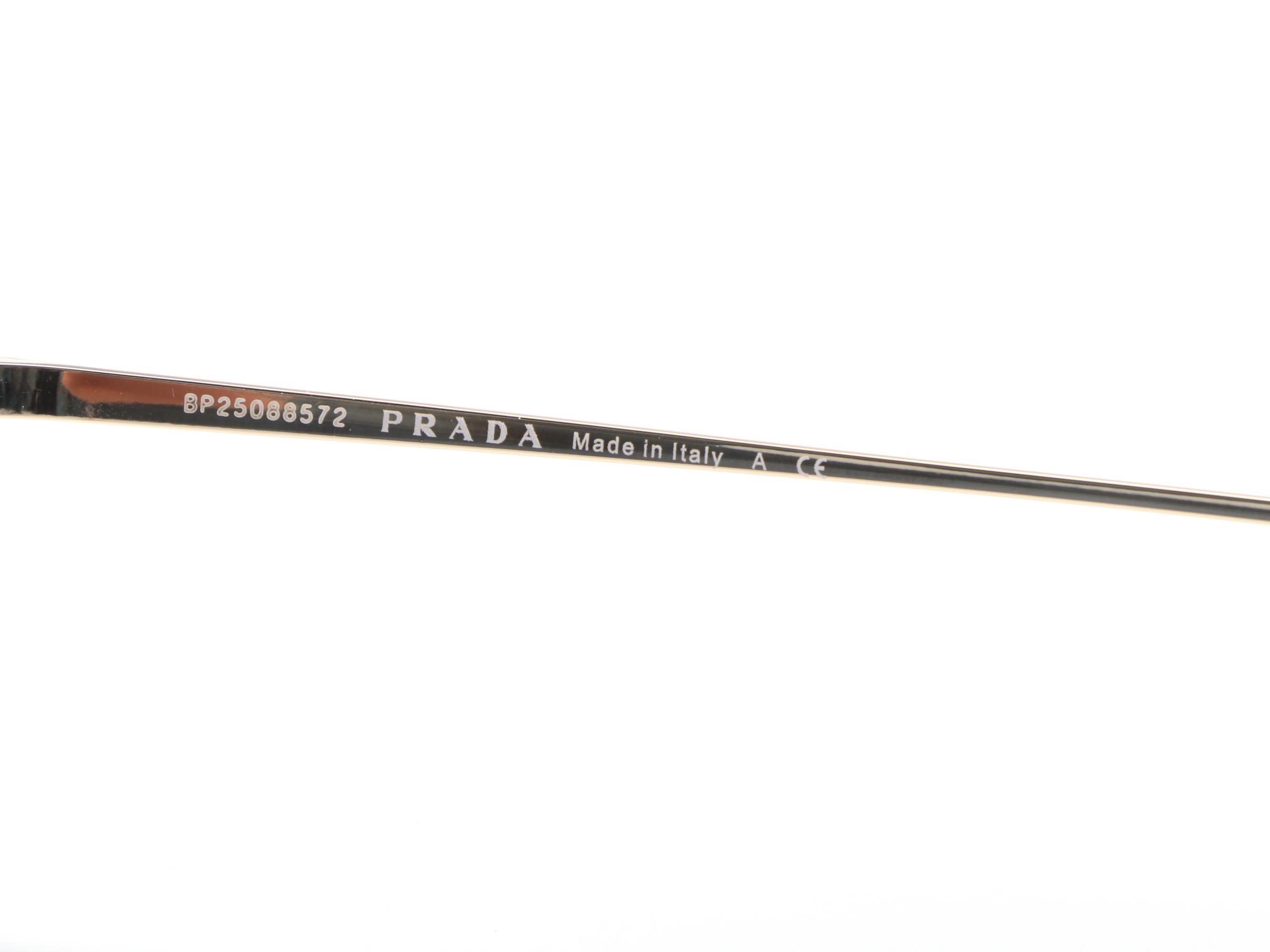 Prada SPR60V Cat Eye Sunglasses with Case and Box