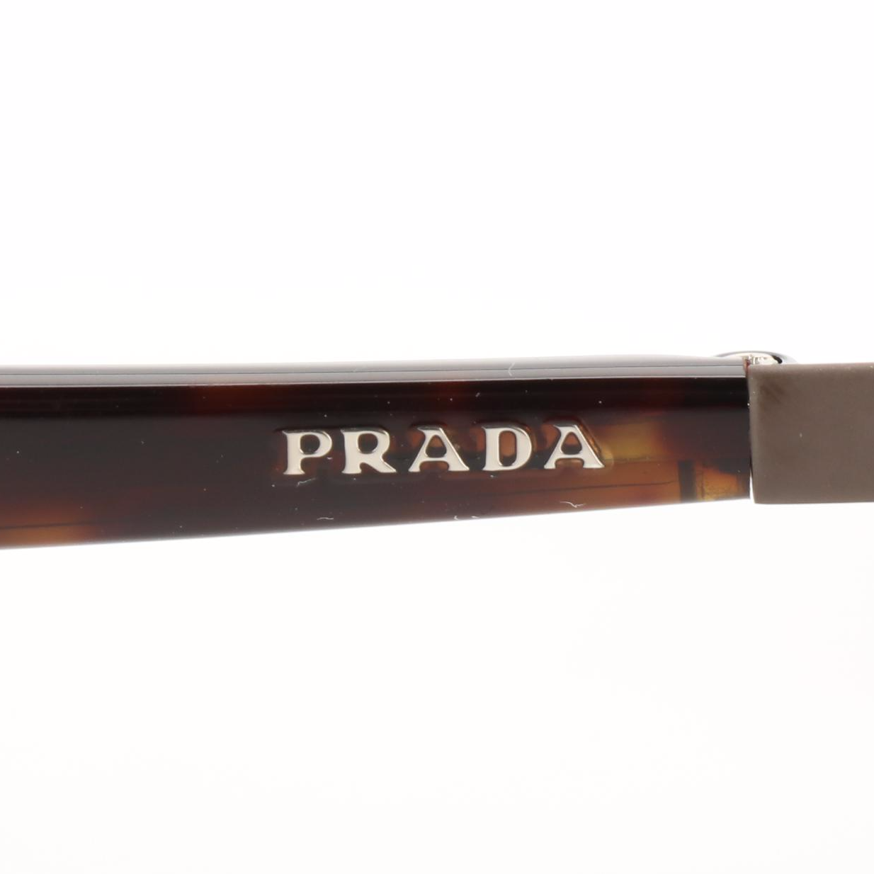 Prada SPR75V Square Polarized Sunglasses with Case