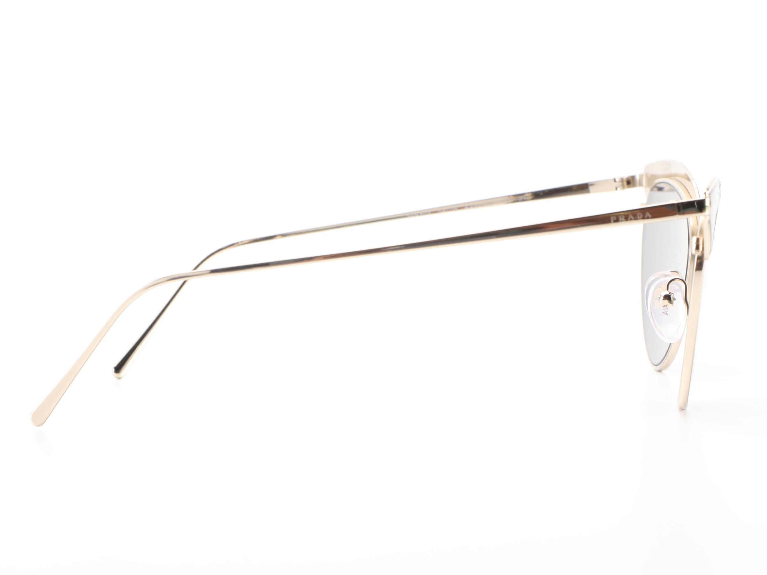 Prada SPR60V Modified Cat Eye Sunglasses with Case and Box