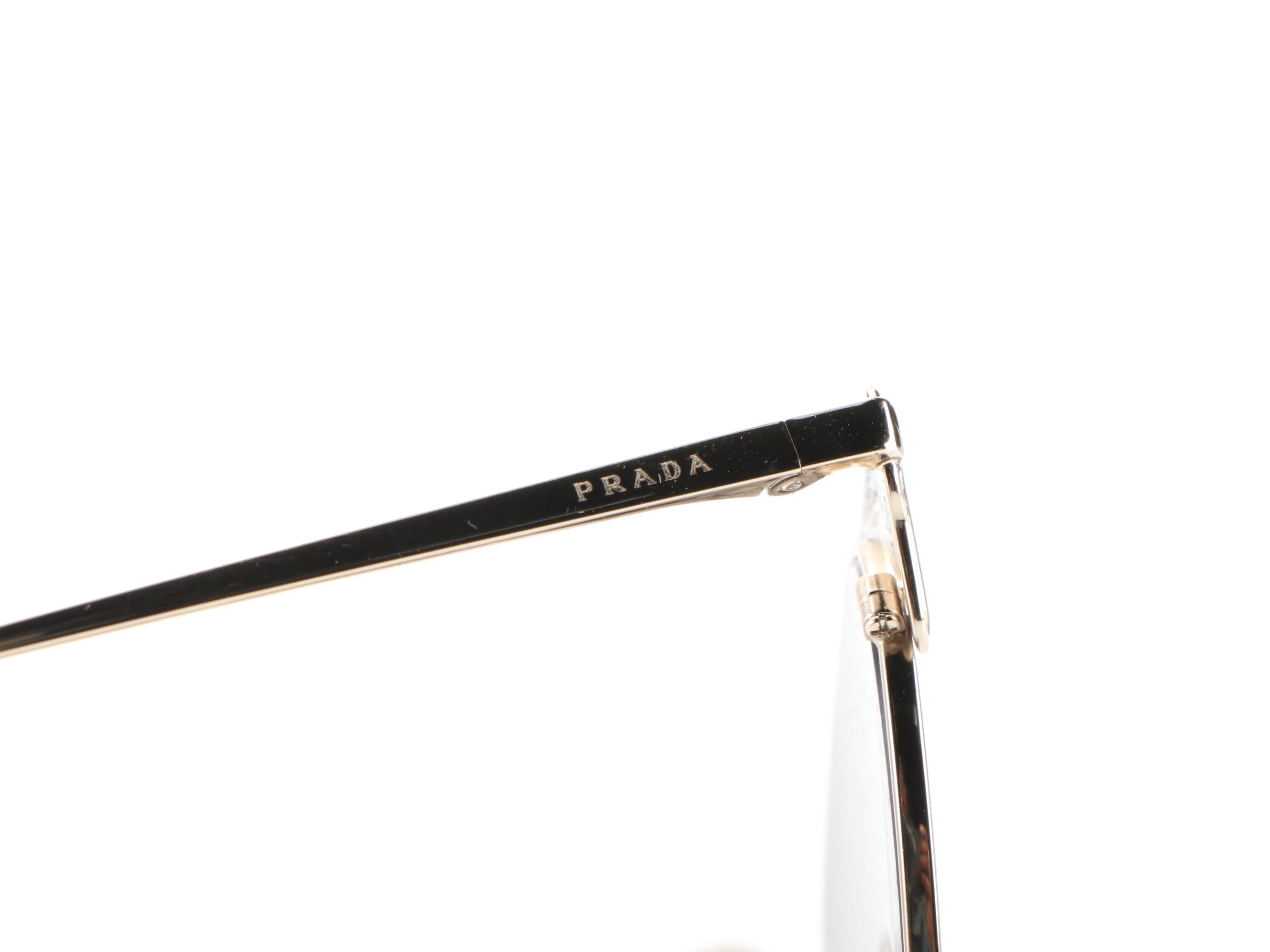 Prada SPR60V Modified Cat Eye Sunglasses with Case and Box