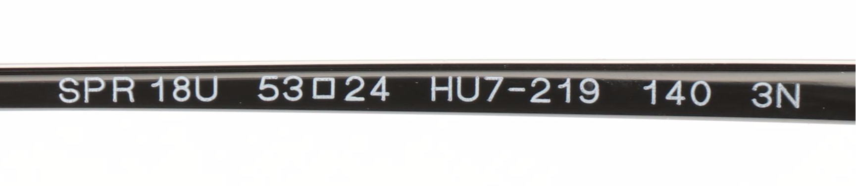 Prada SPR18U Sunglasses in Grey Havana with Case and Box