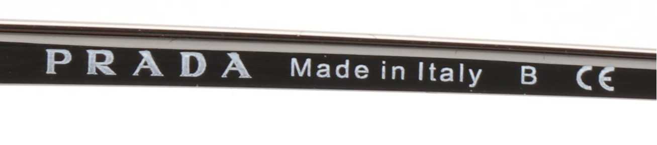 Prada SPR18U Sunglasses in Grey Havana with Case and Box