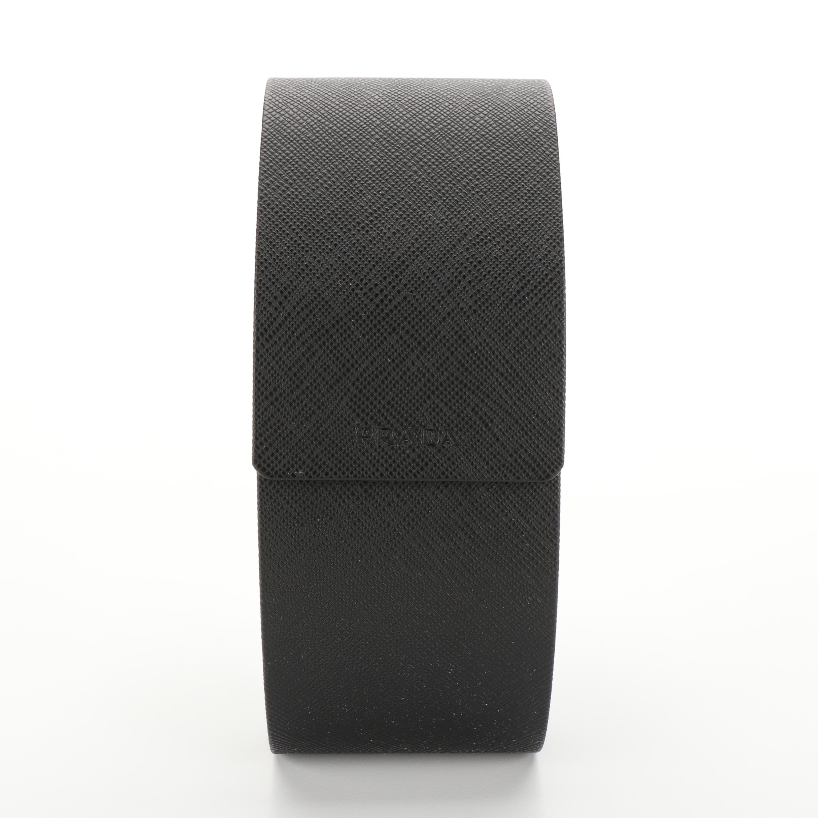 Prada SPR18U Sunglasses in Grey Havana with Case and Box