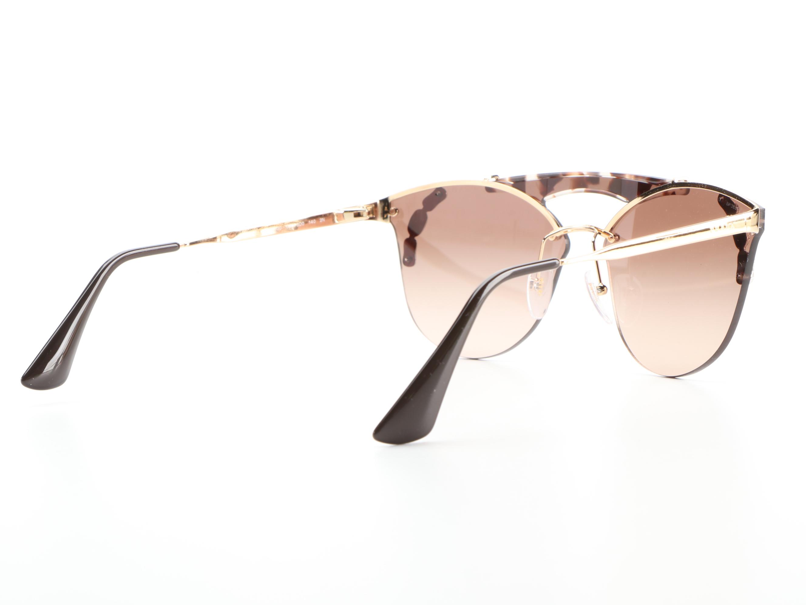 Prada SPR53U Embellished Sunglasses with Case and Box