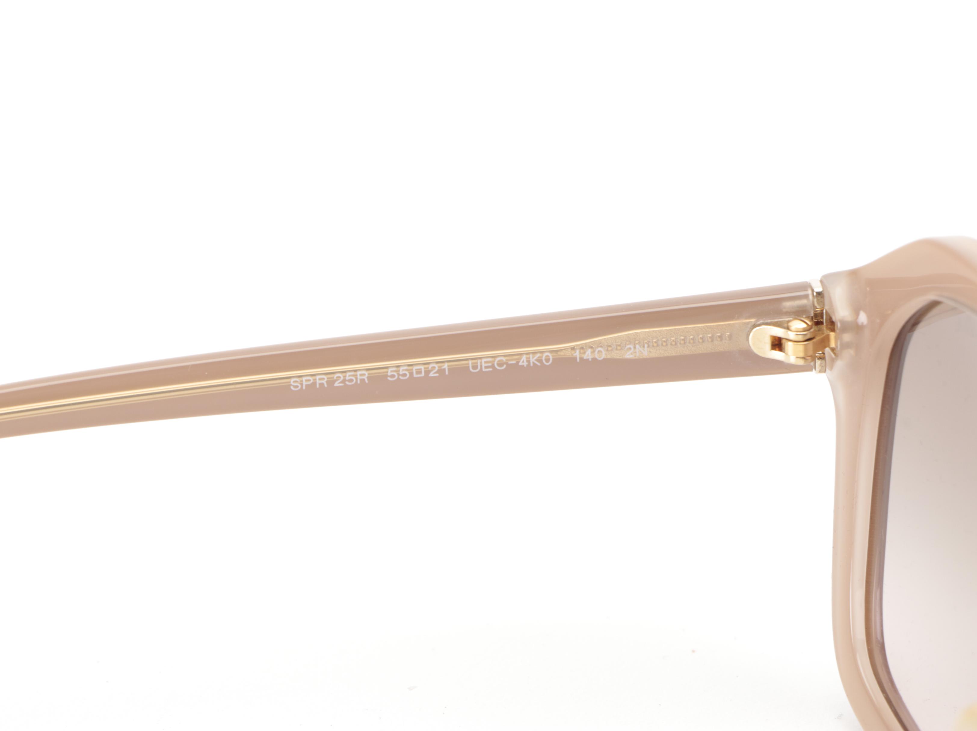 Prada SPR25R Square Sunglasses with Case and Box