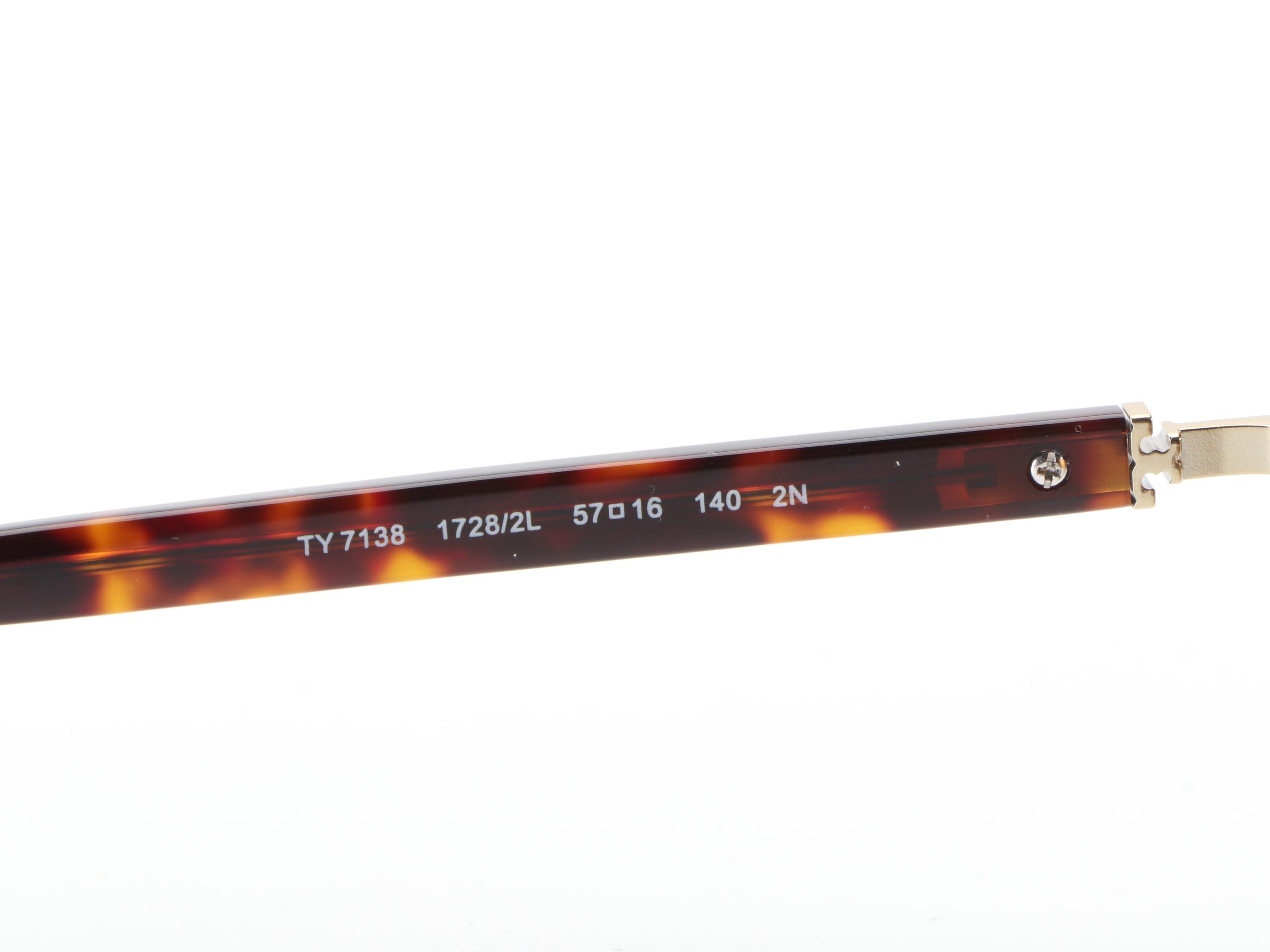 Tory Burch TY7138 Modified Cat Eye Sunglasses with Case