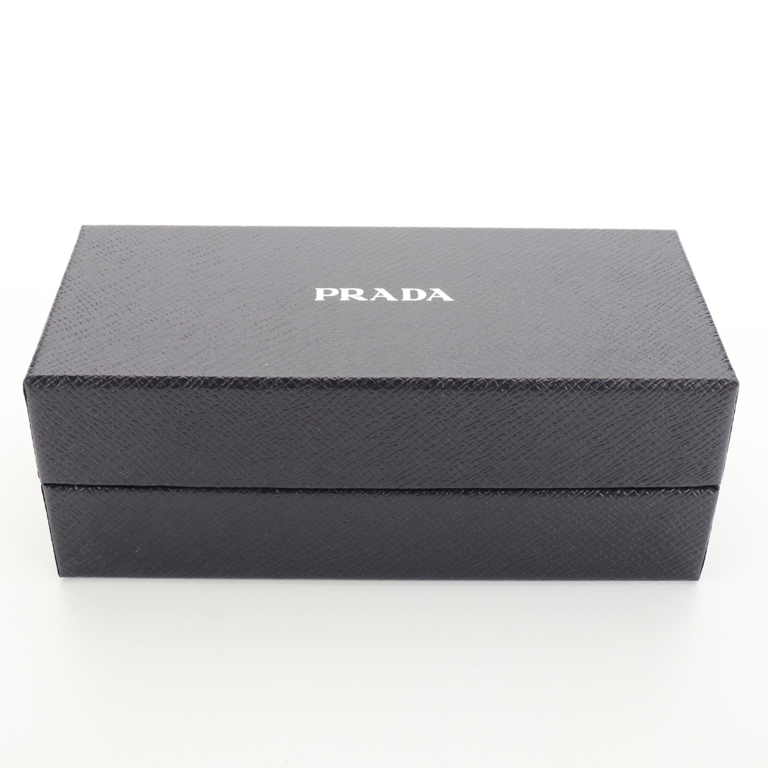 Prada SPR 68V Round Sunglasses with Case and Box