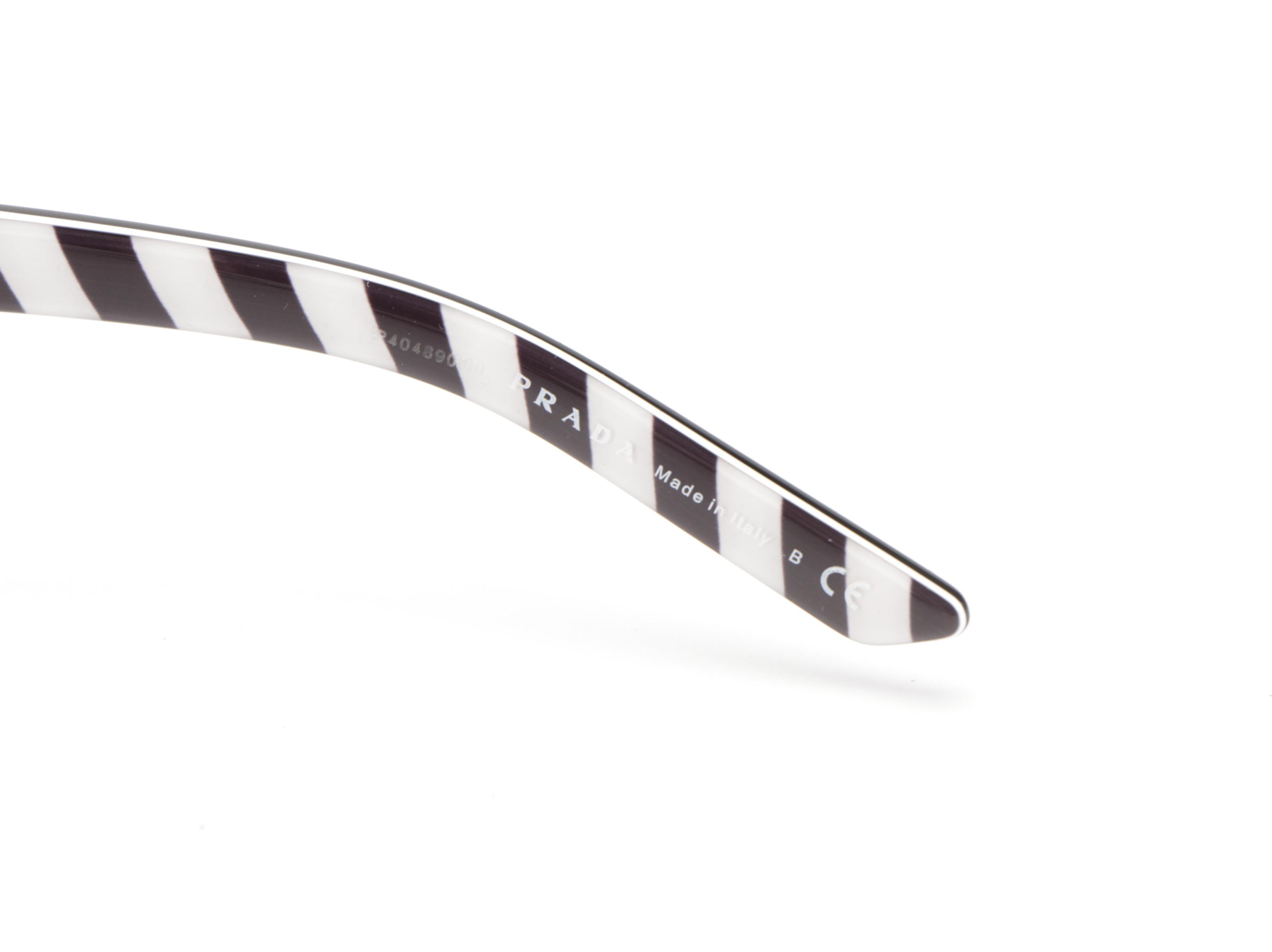 Prada SPR04V Millenials Rectangular Sunglasses in Grey Camo with Case and Box