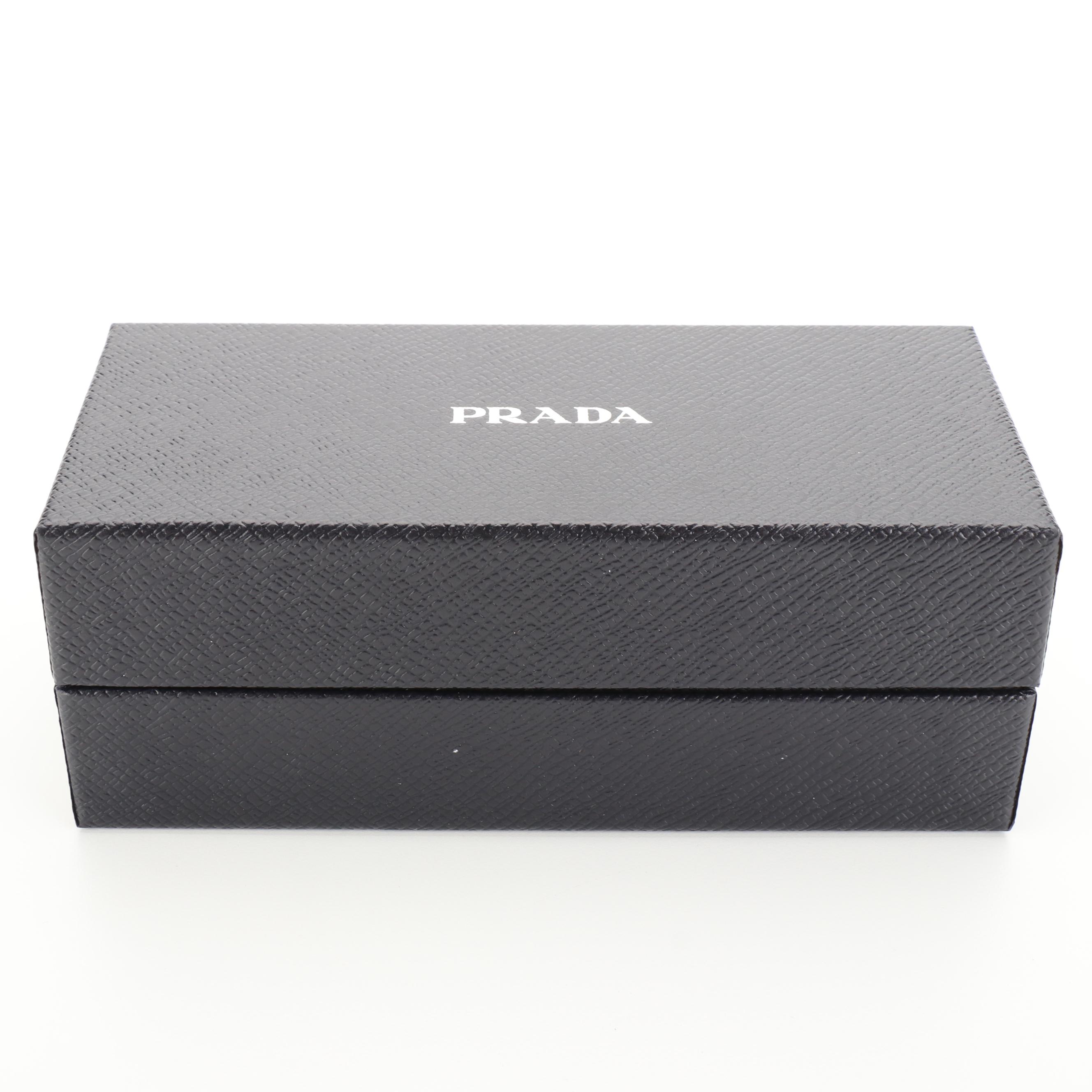 Prada SPR 18X Polarized Round Sunglasses with Case and Box