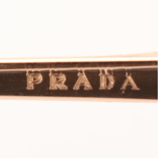 Prada SPR 56U Aviator Style Sunglasses with Case and Box