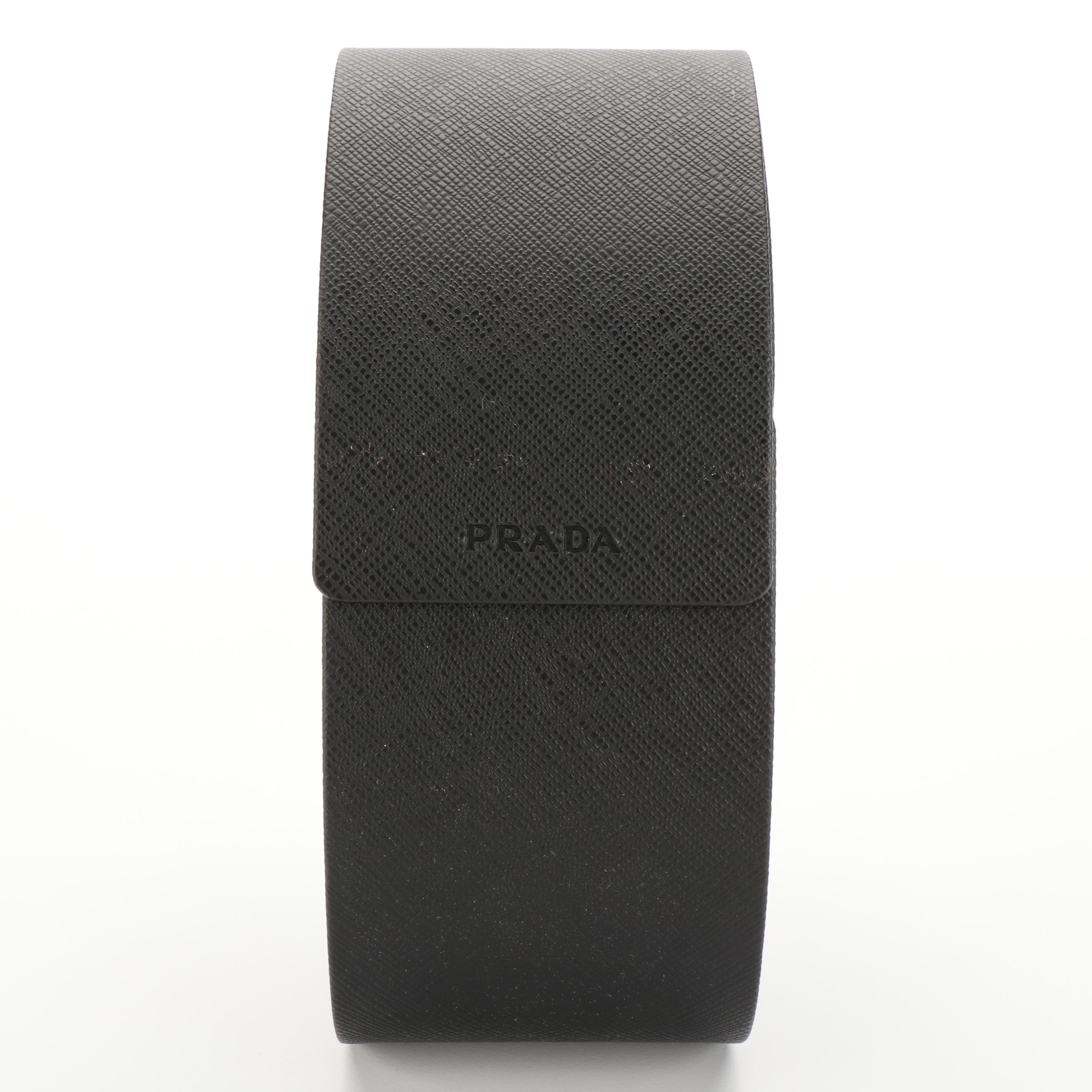 Prada SPR 56U Aviator Style Sunglasses with Case and Box