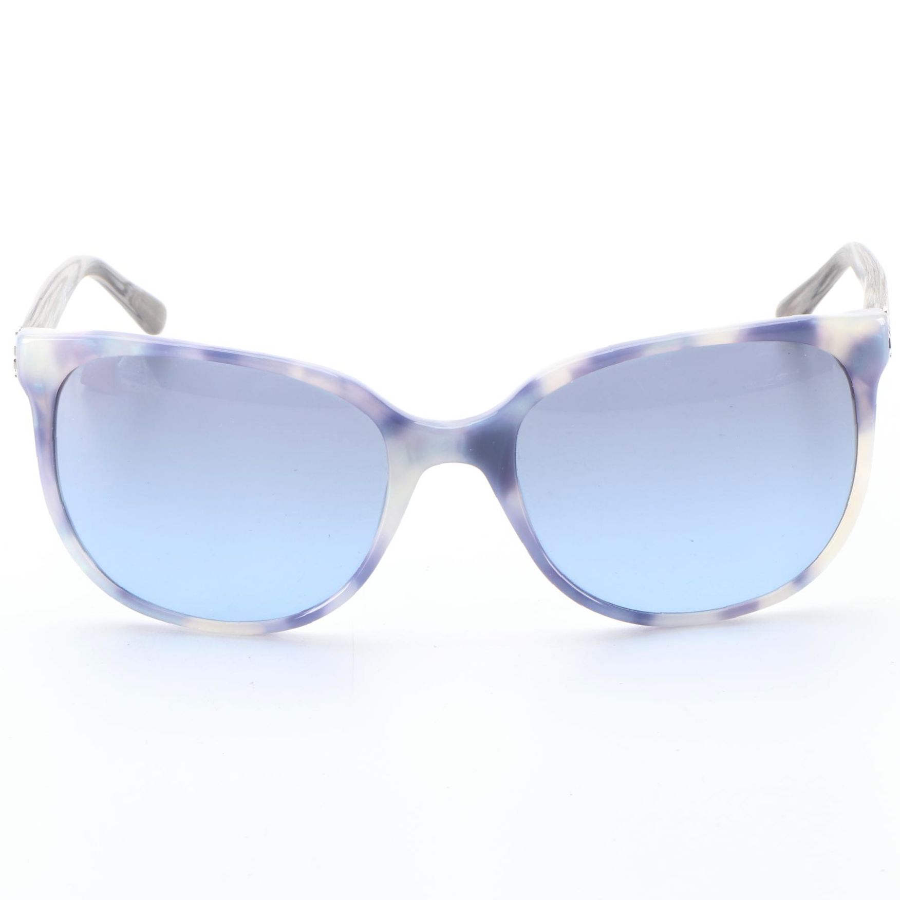 Tory Burch TY7106 Blue and White Acetate Sunglasses with Case