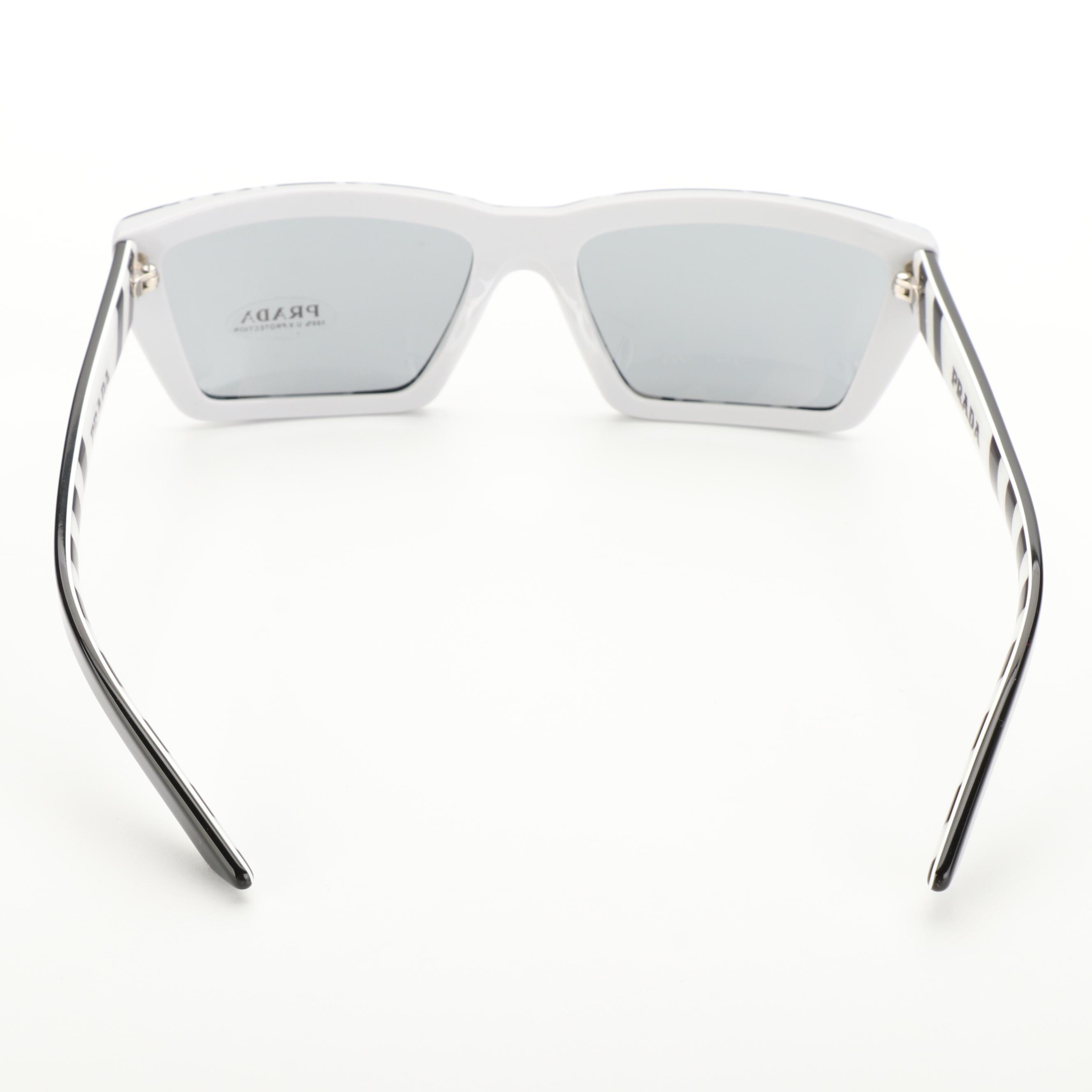 Prada SPR 04V Browline Sunglasses with Case and Box