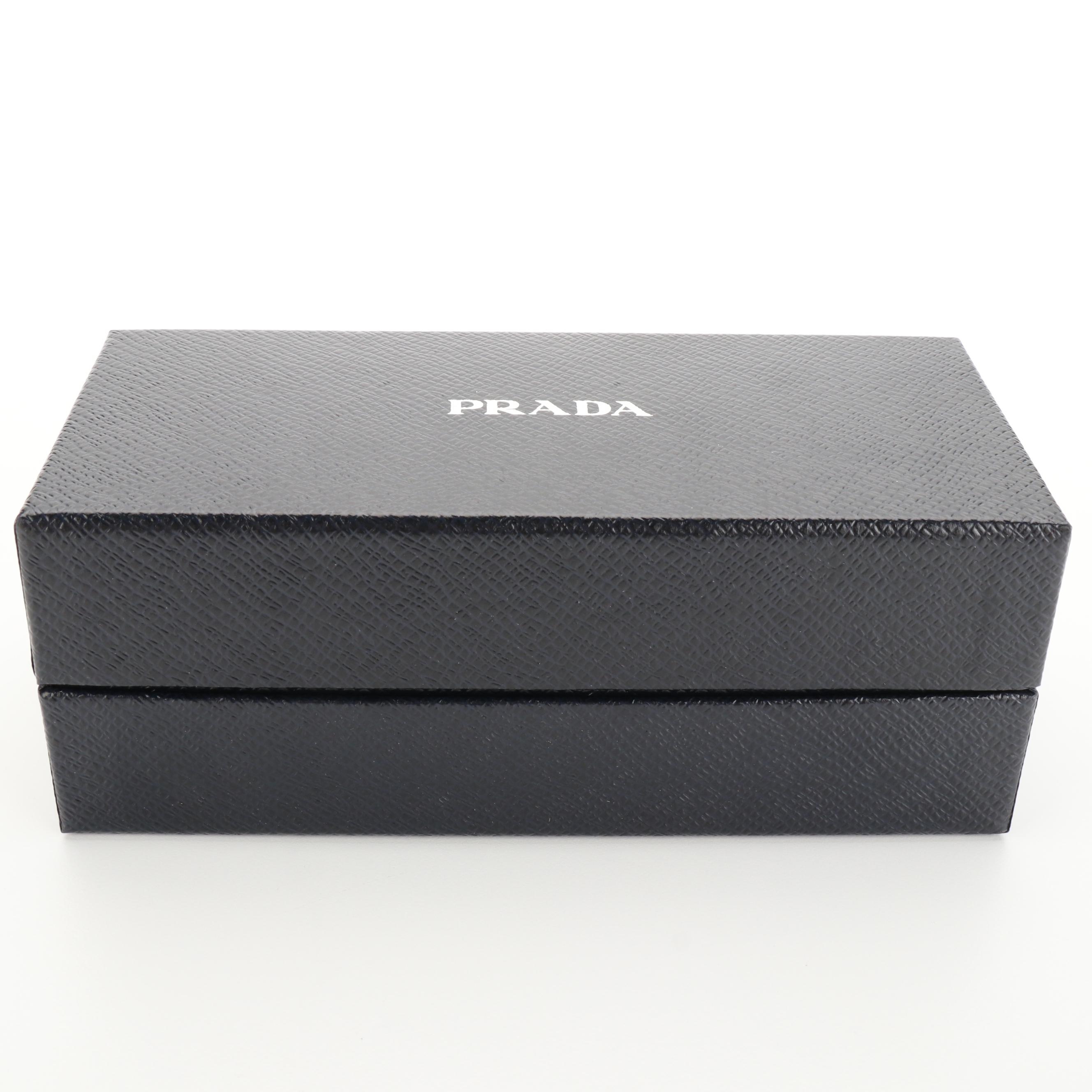 Prada SPR 04V Browline Sunglasses with Case and Box