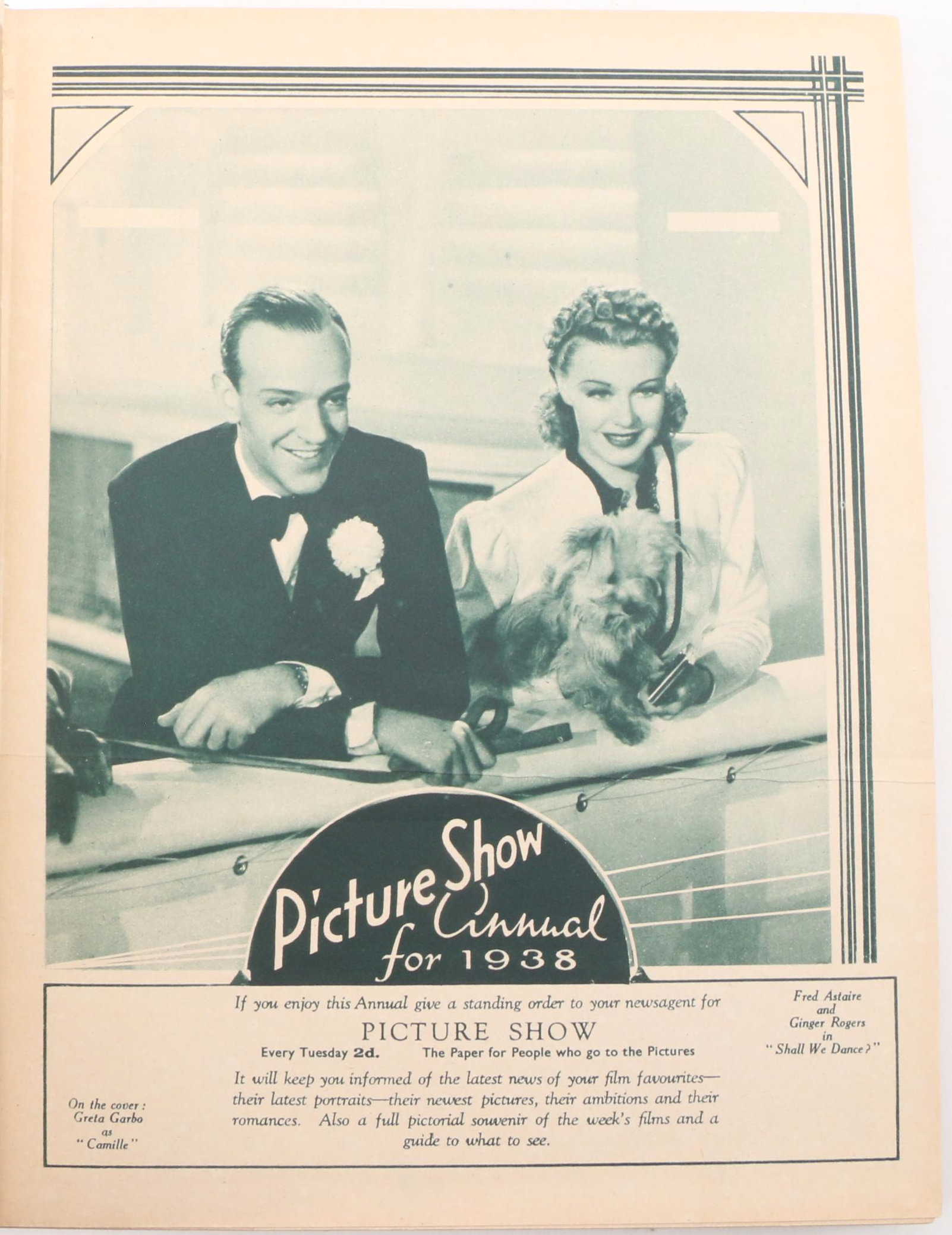 "Picture Show" and "Movie Album" Magazines Featuring Greta Garbo and Others