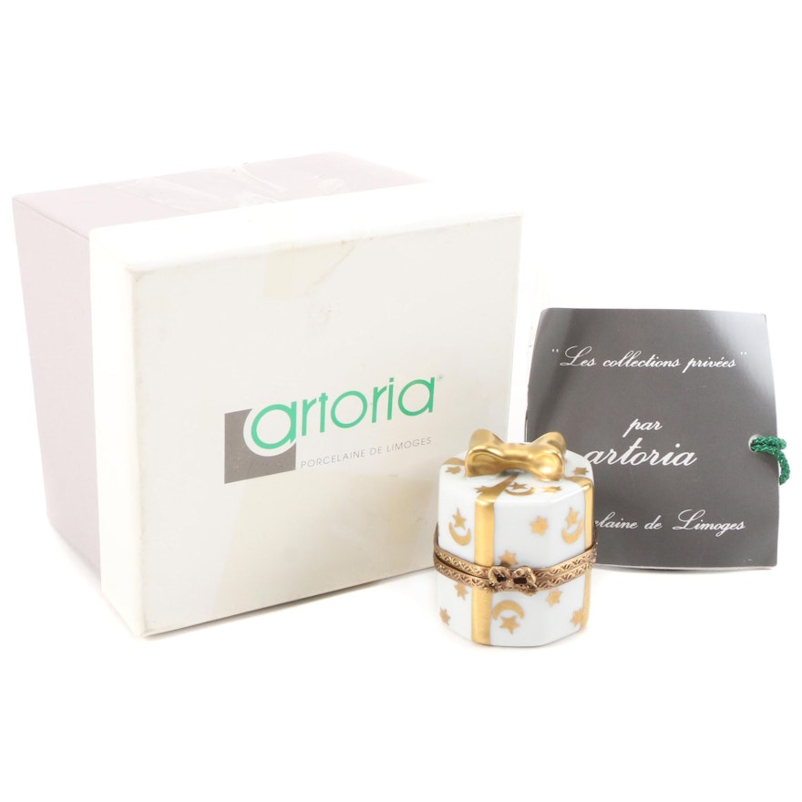 Artoria Hand-Painted Limoges Porcelain Box