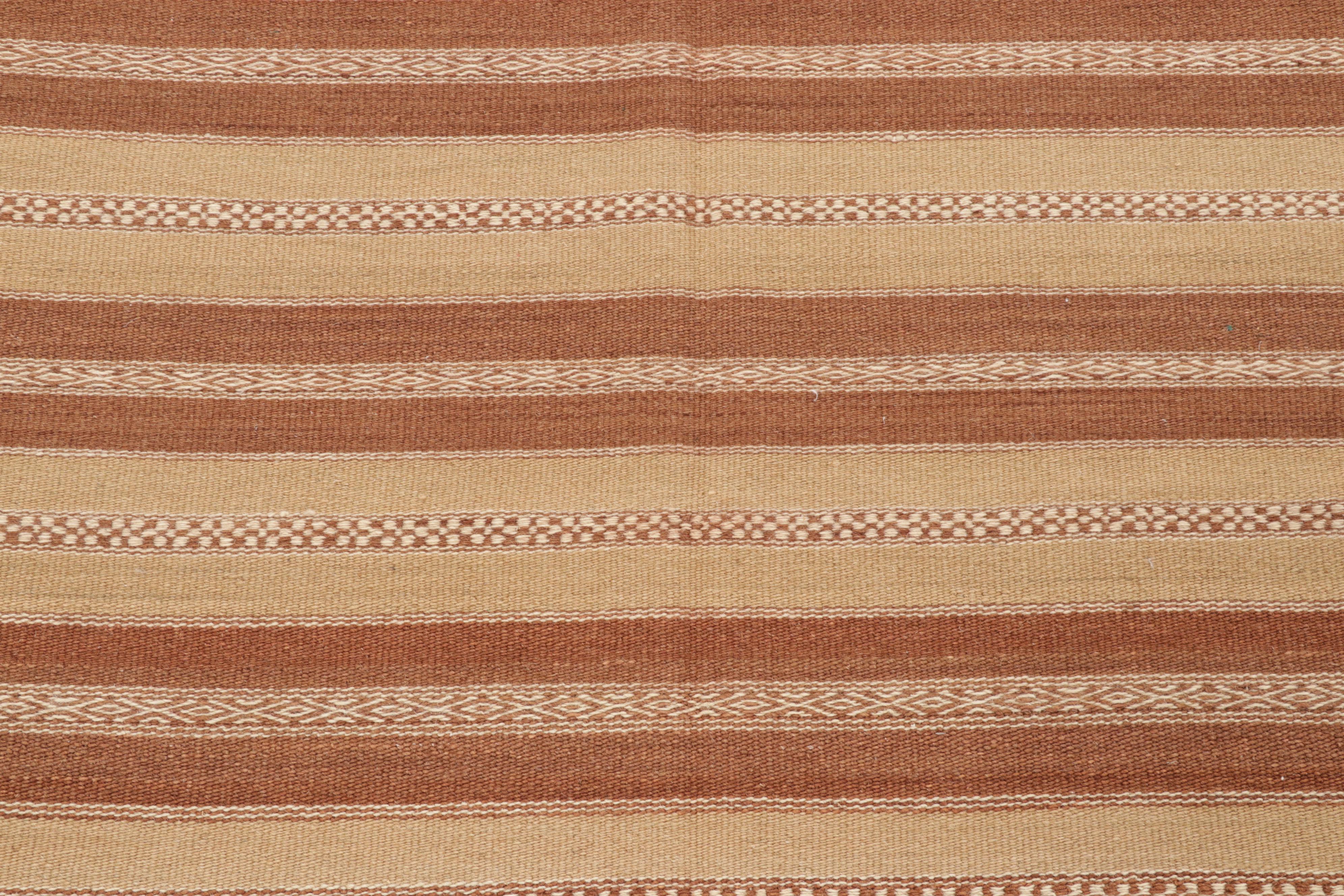 3'10 x 6' Handwoven Geometric Kilim Area Rug