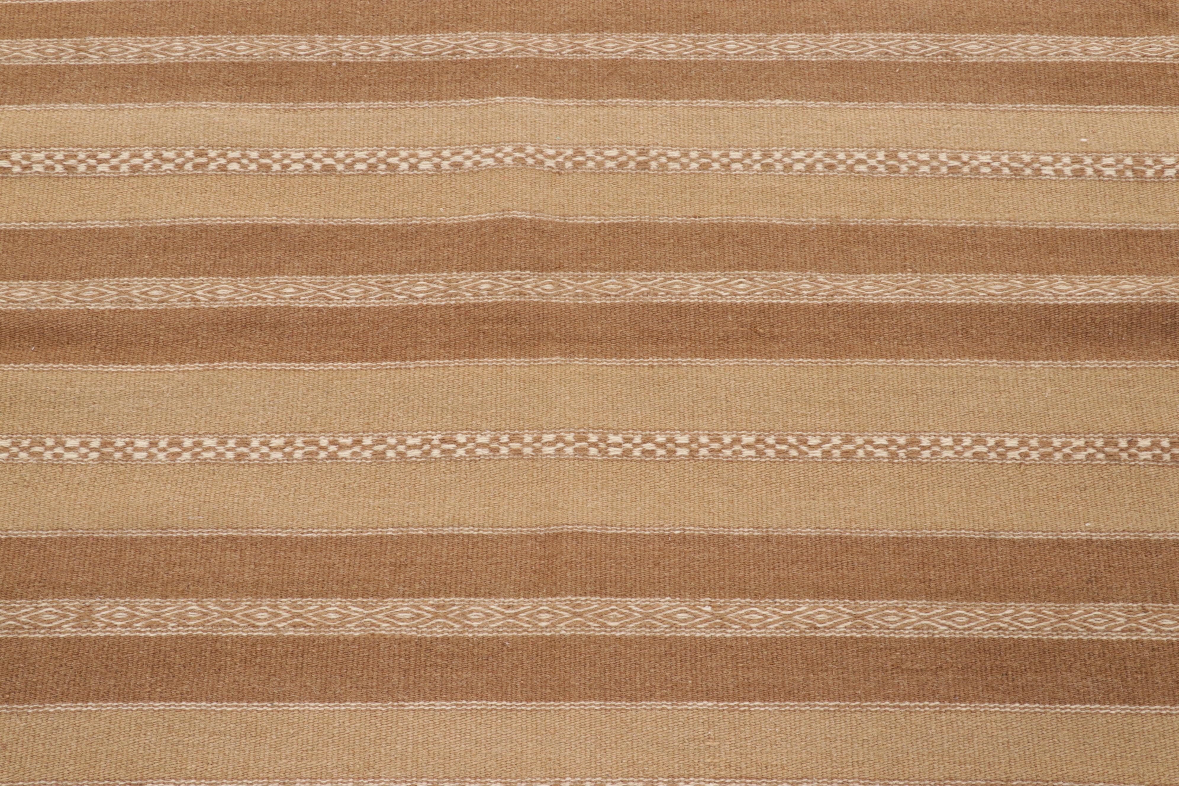 3'10 x 6'1 Handwoven Geometric Kilim Area Rug