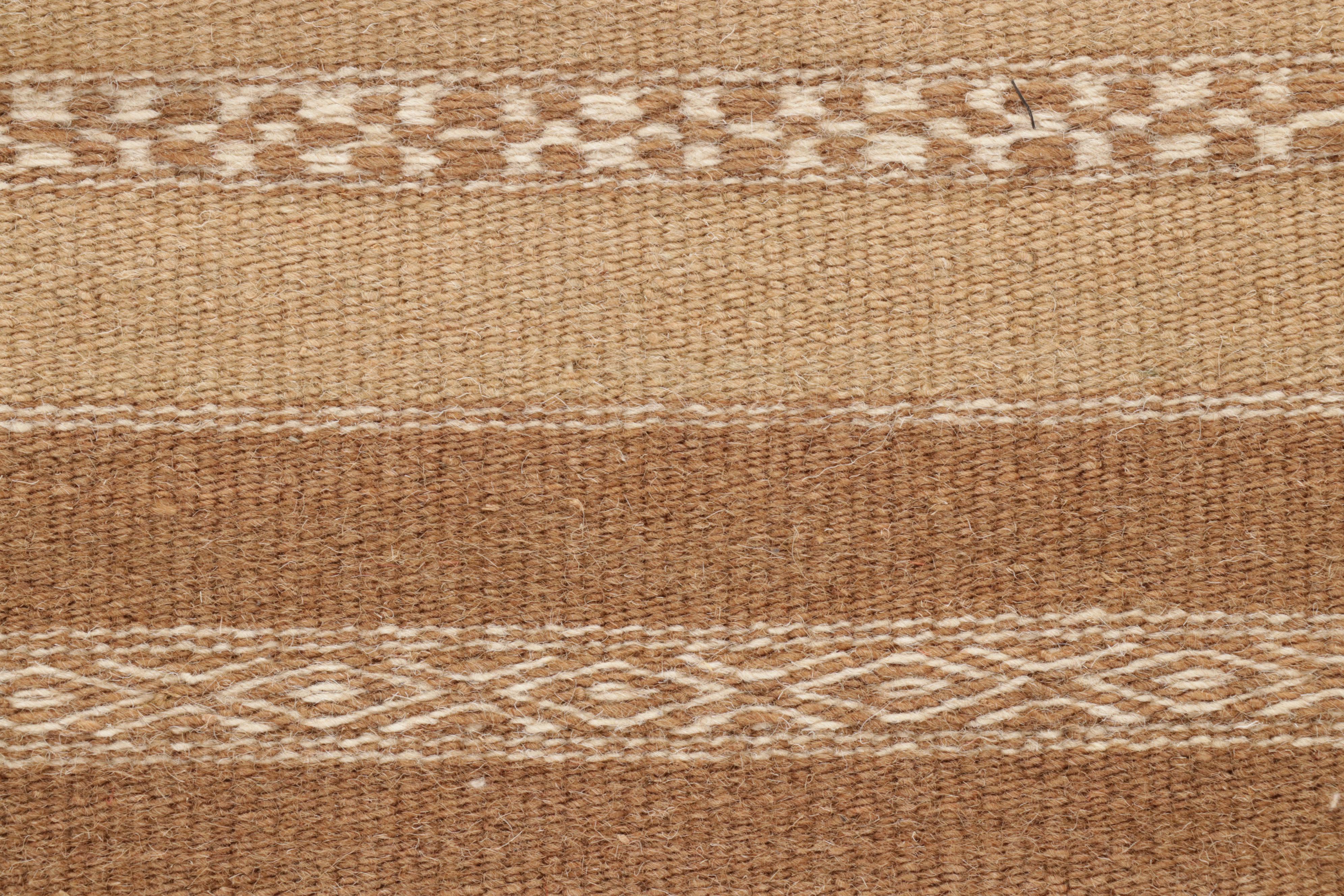 3'10 x 6'1 Handwoven Geometric Kilim Area Rug