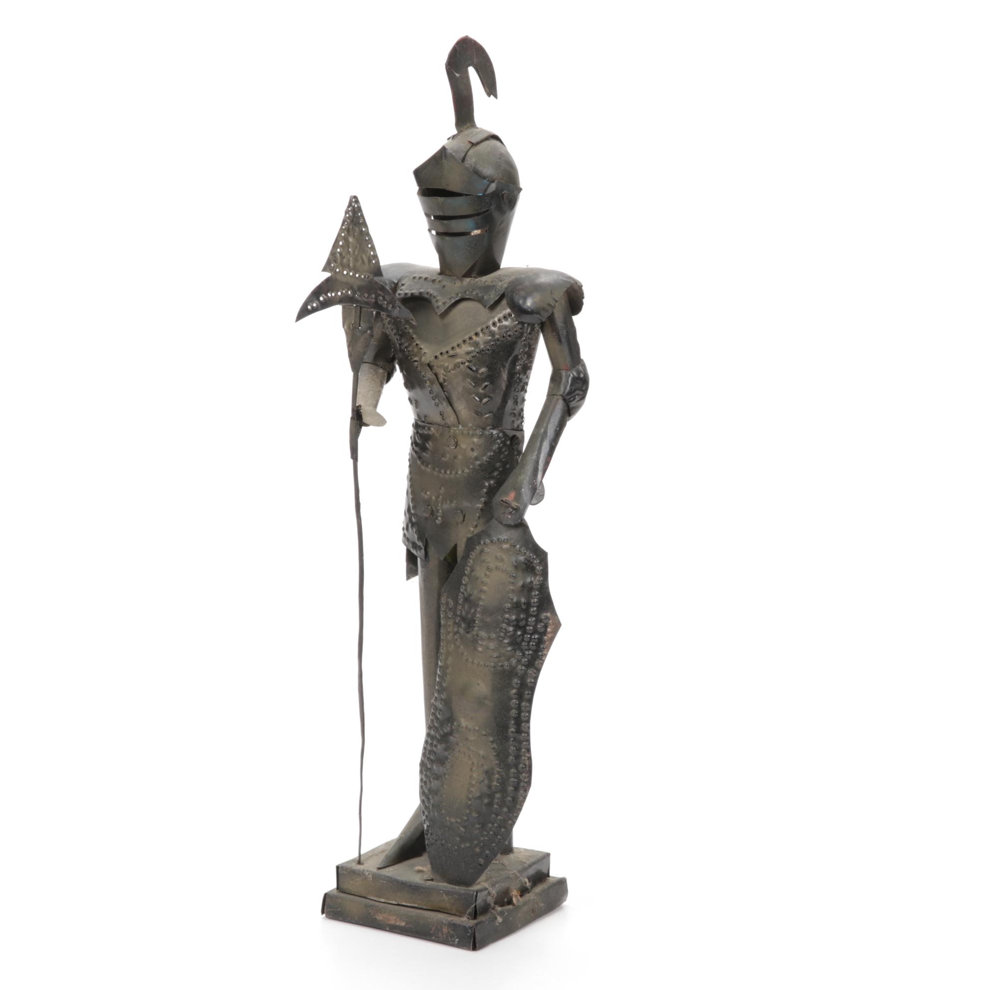 Mexican Pierced Sheet Metal Suit of Armor Model