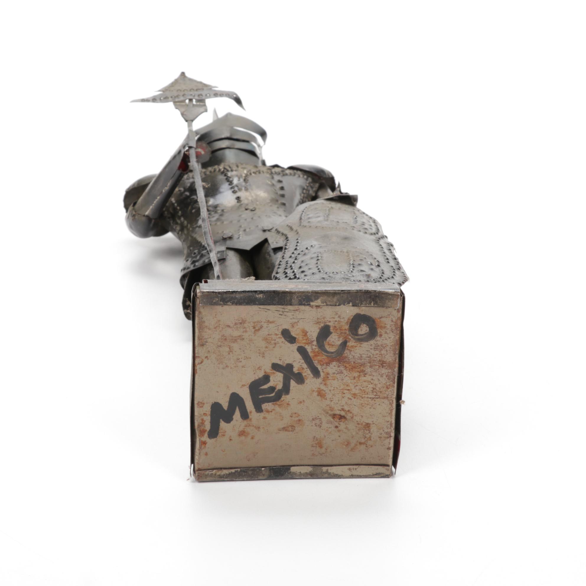 Mexican Pierced Sheet Metal Suit of Armor Model
