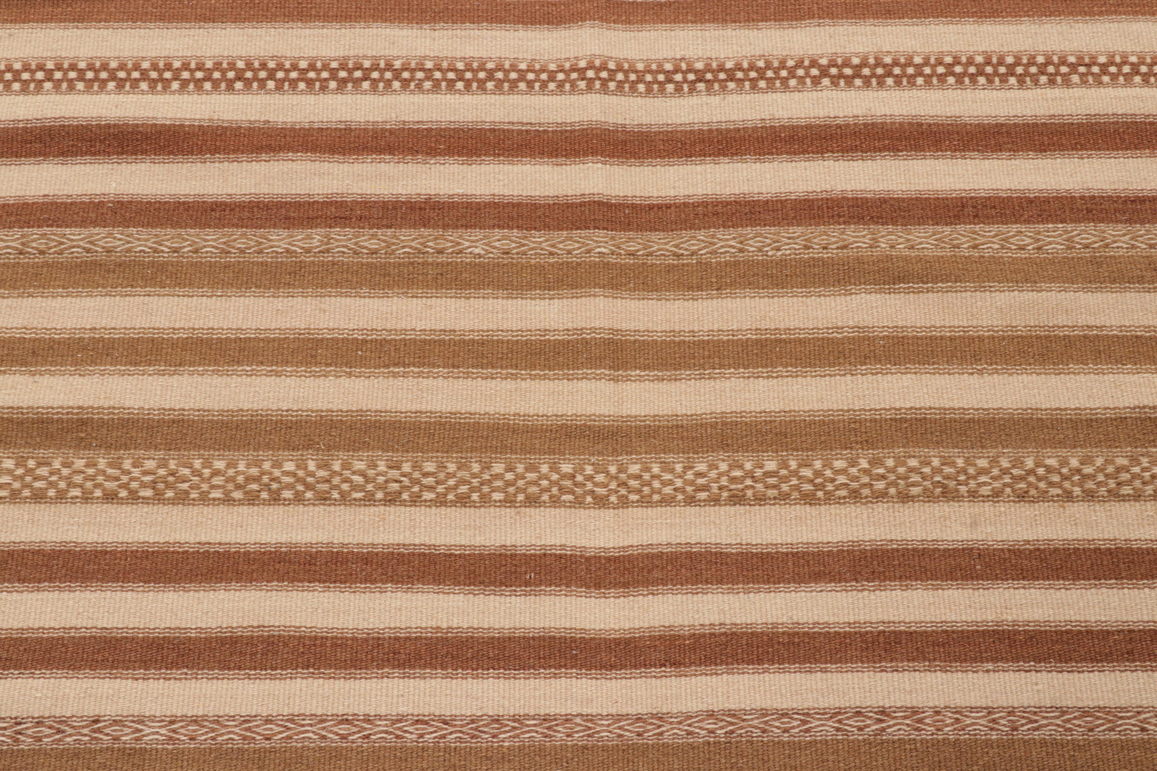 3'10 x 6'1 Handwoven Geometric Kilim Area Rug