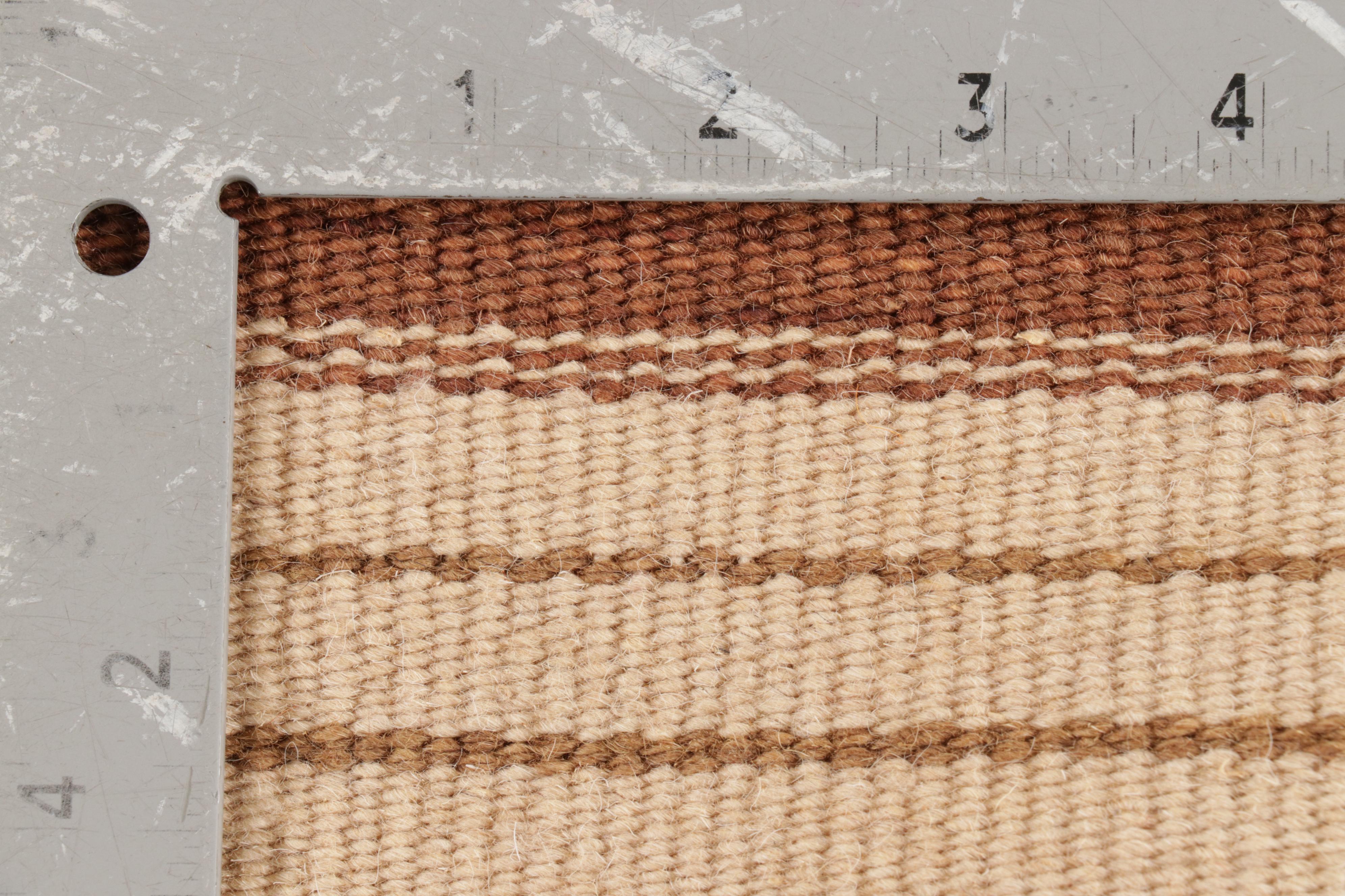 3'10 x 6'1 Handwoven Geometric Kilim Area Rug