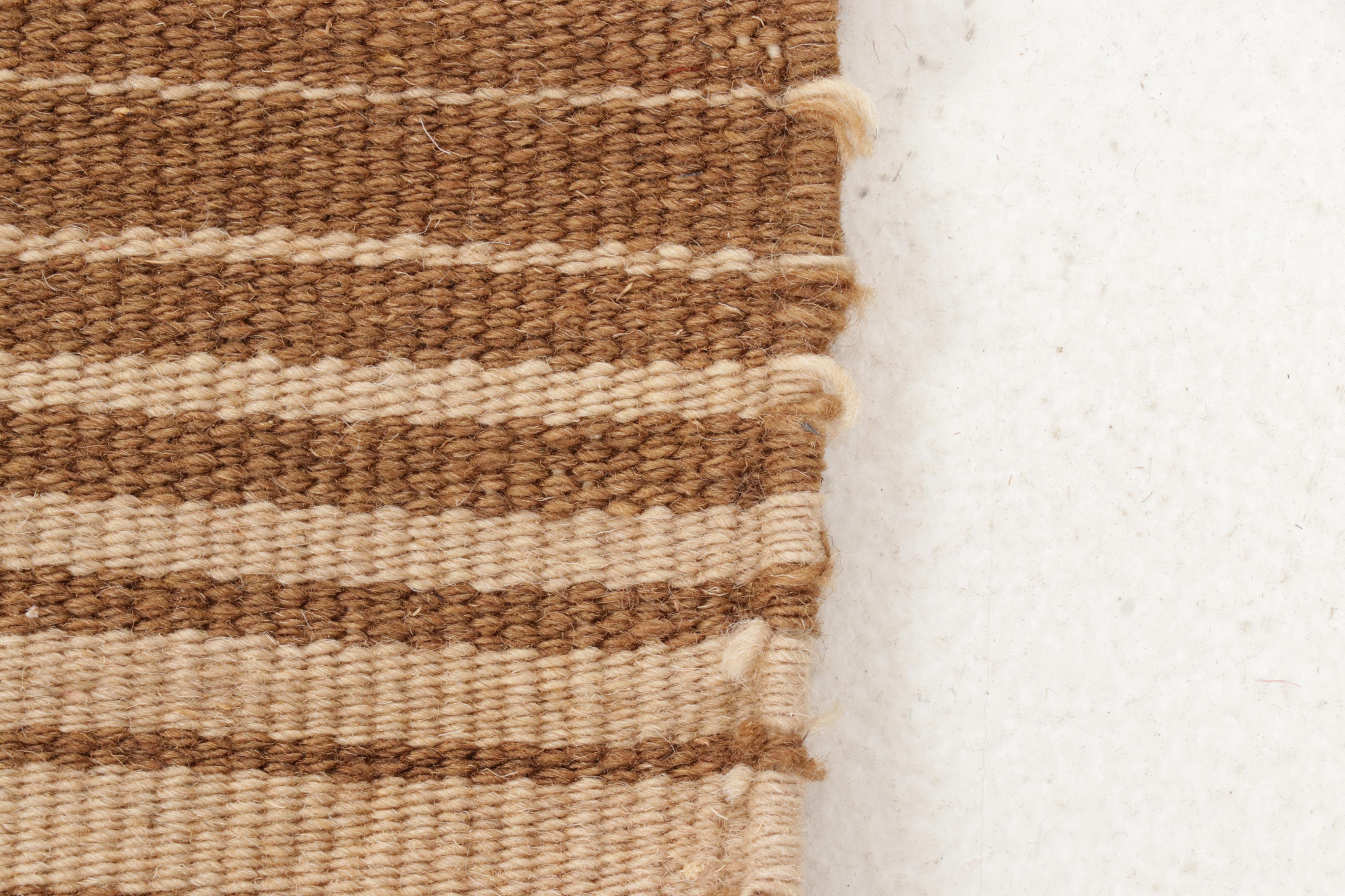 3'10 x 6'1 Handwoven Geometric Kilim Area Rug