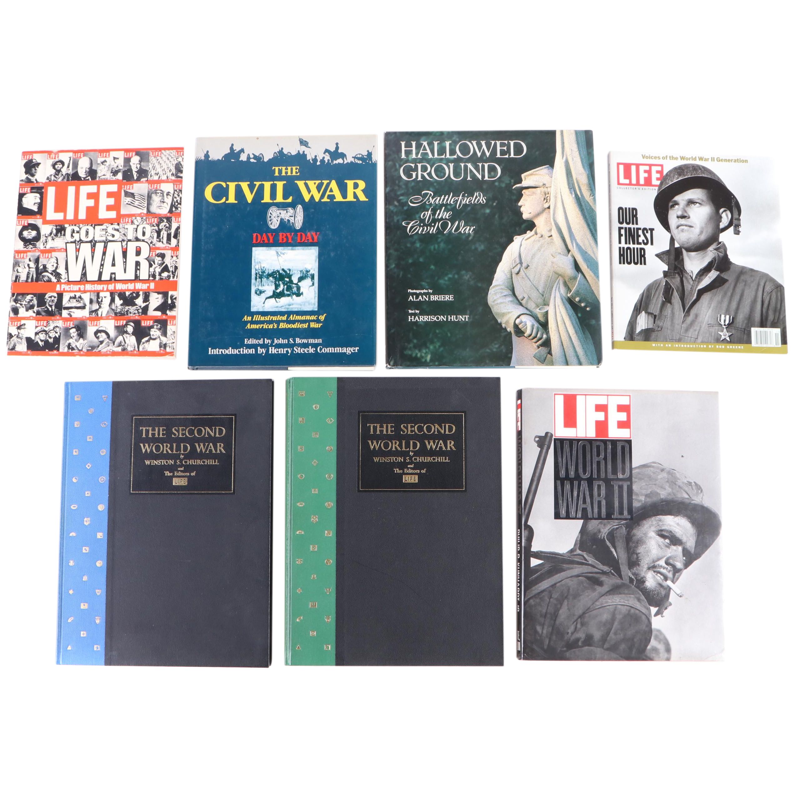 "The Second World War" by Winston S. Churchill and Other War History Books