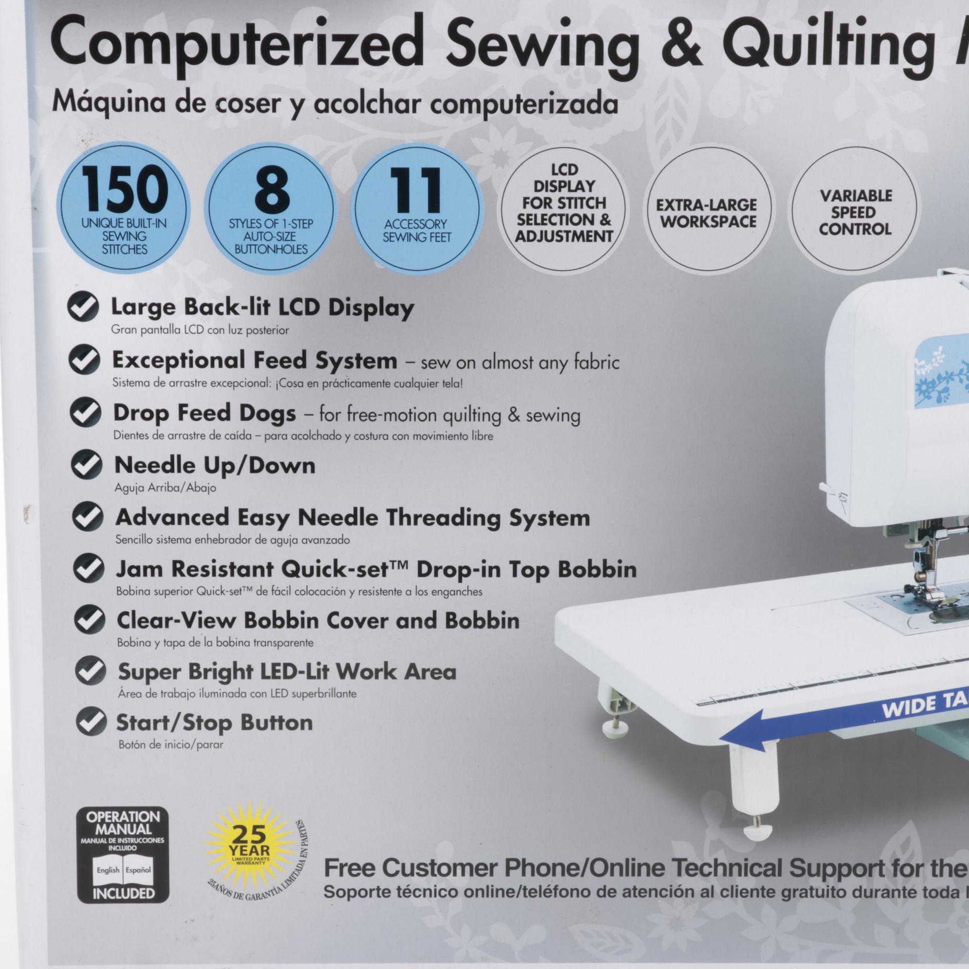 Brother CS7205 Computerized Sewing and Quilting Machine