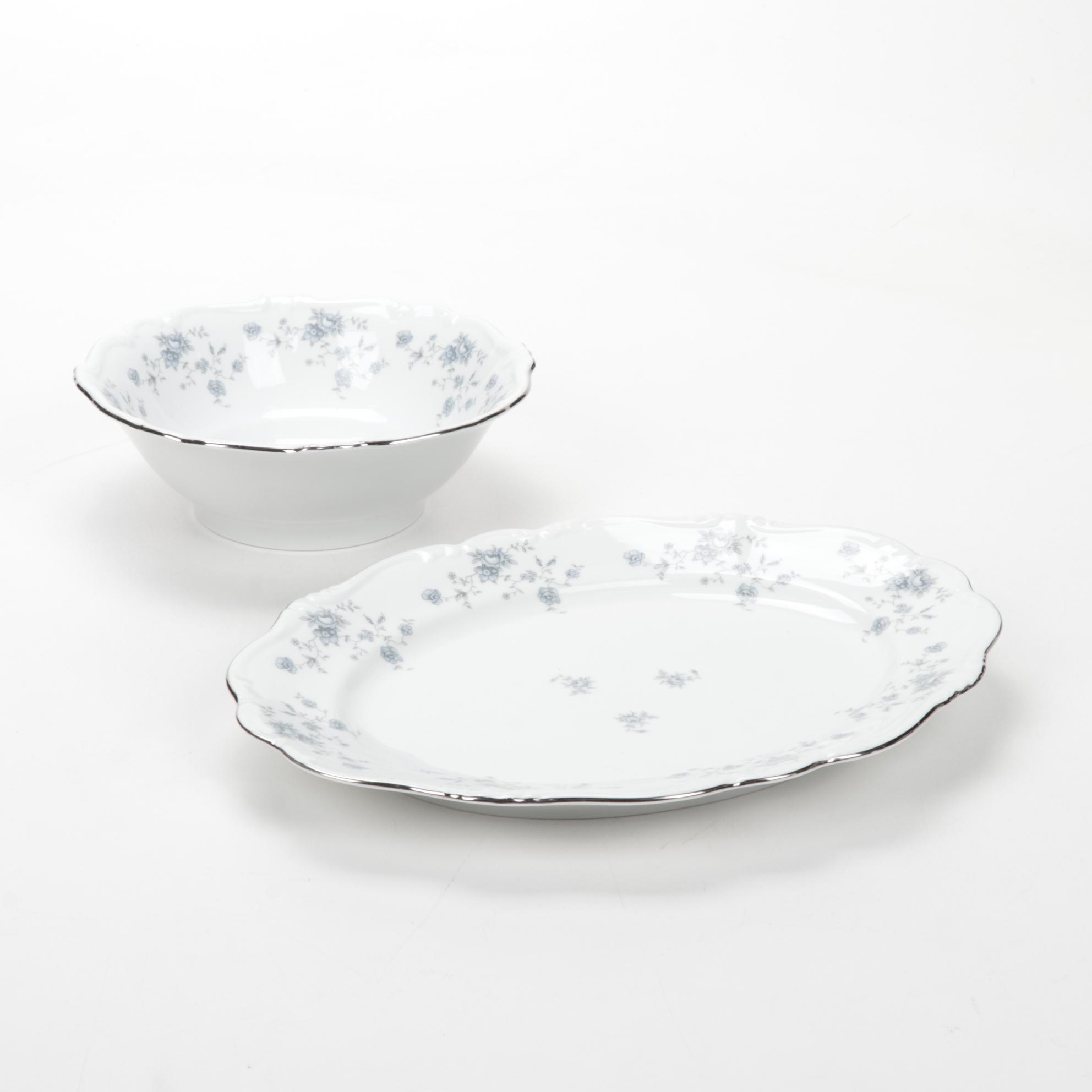 John Haviland "Blue Garland" Porcelain Serveware, 1953-1990