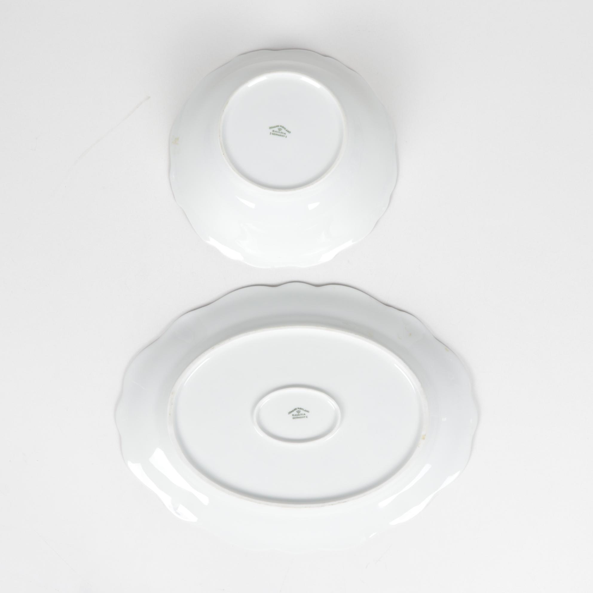 John Haviland "Blue Garland" Porcelain Serveware, 1953-1990