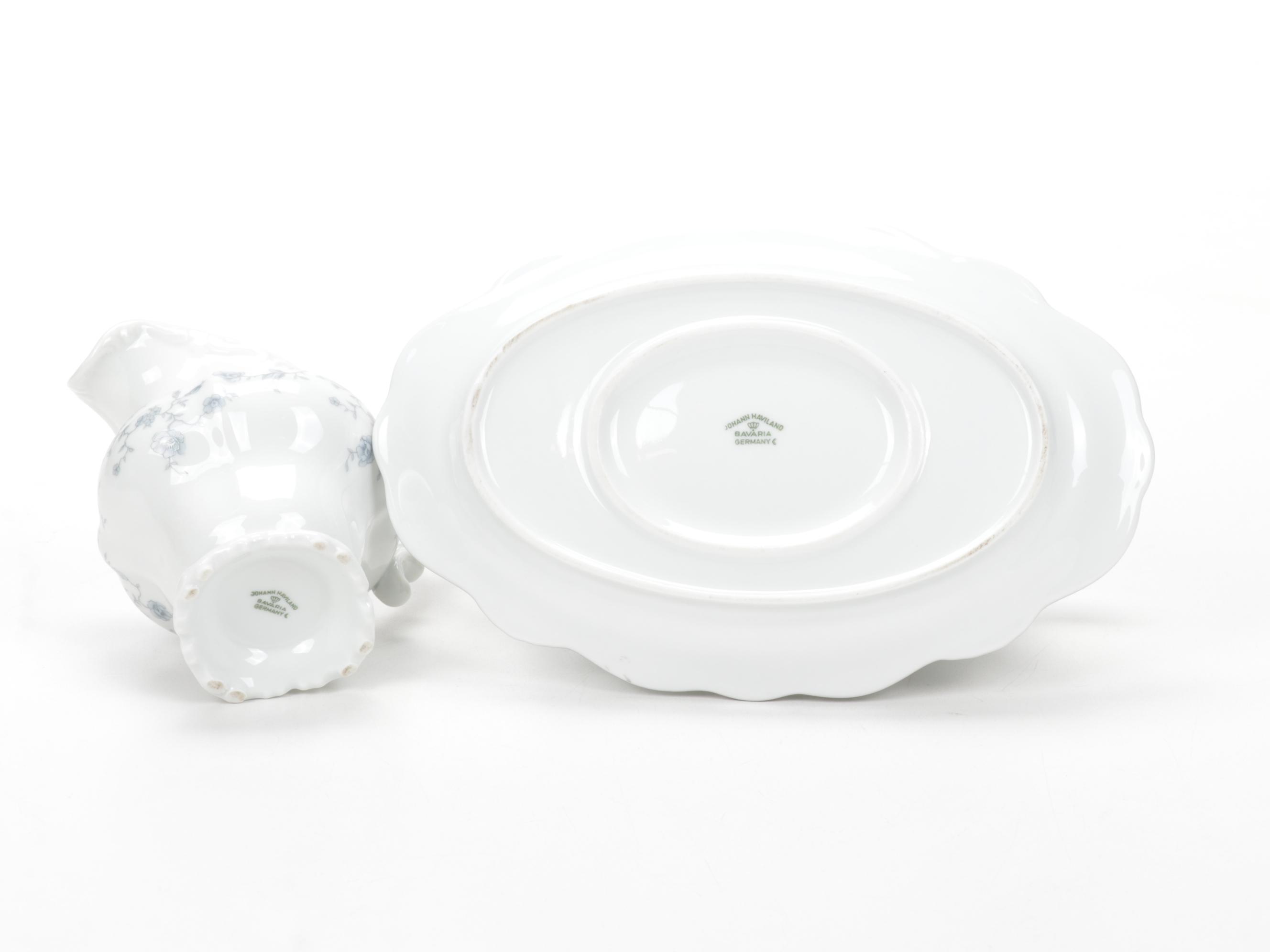 John Haviland "Blue Garland" Porcelain Serveware, 1953-1990