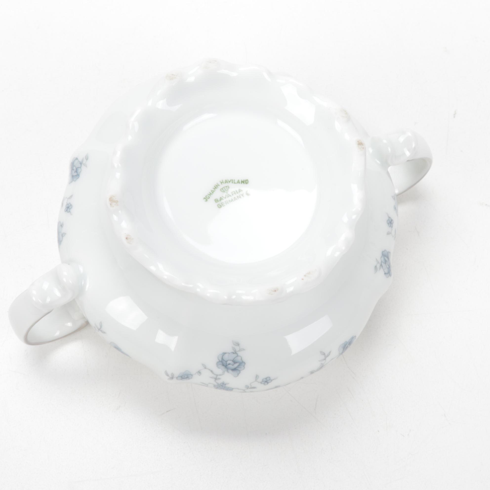 John Haviland "Blue Garland" Porcelain Serveware, 1953-1990