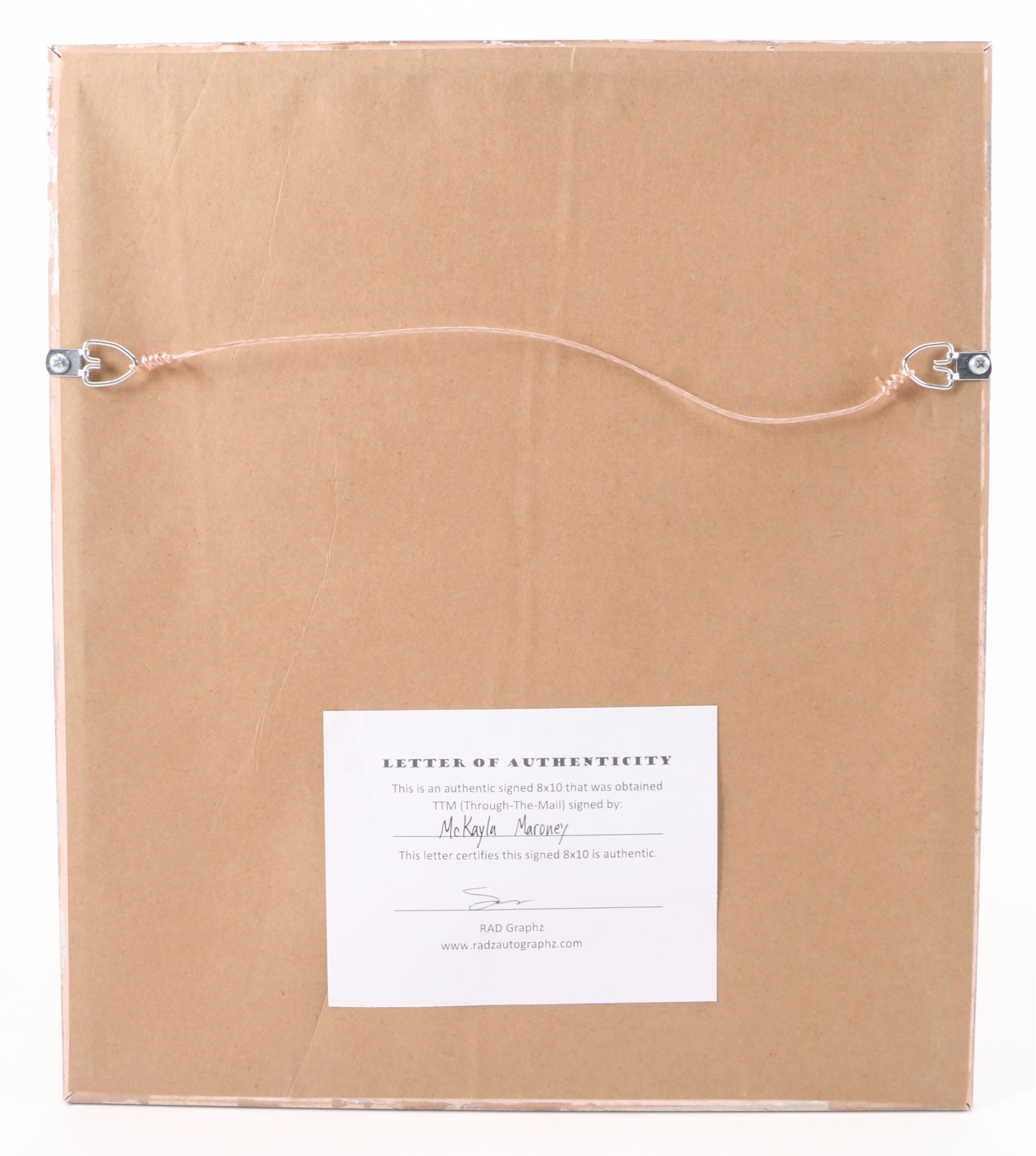 Olympic Gold Medalist McKayla Maroney Signed Photo Print