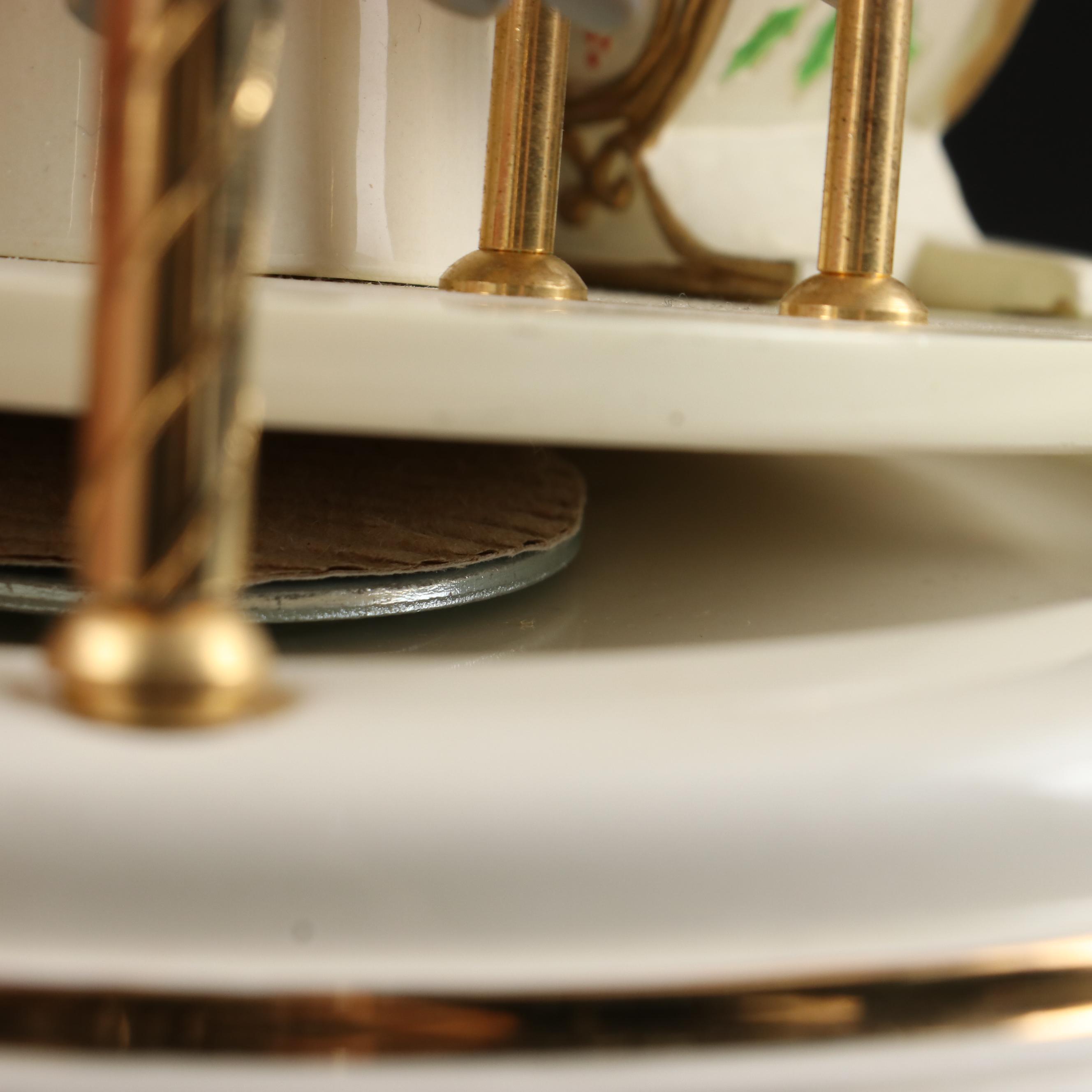 Lenox "Holiday Santa" Millennium Centerpiece Carousel Music Box