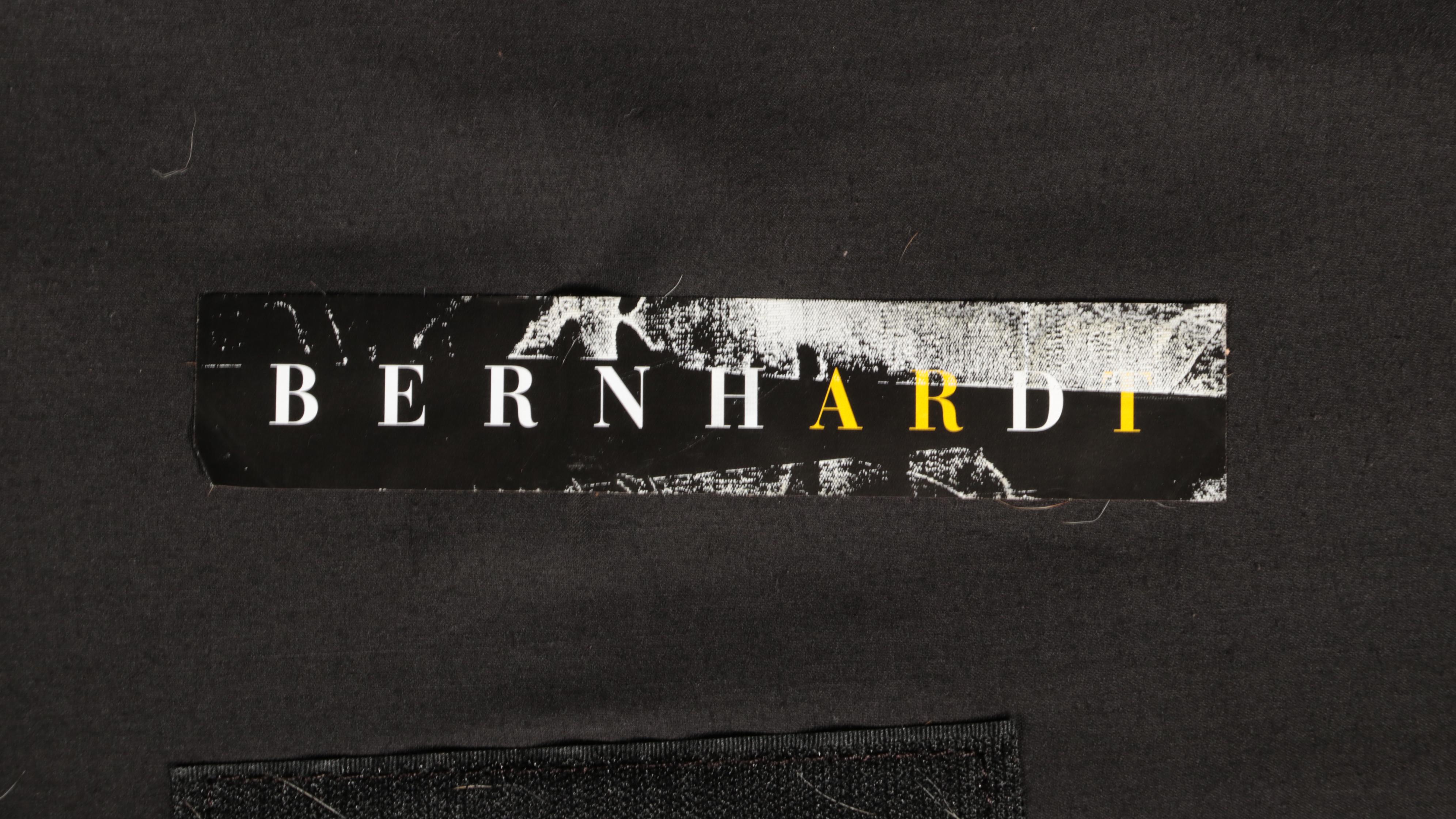 Bernhardt Leather Three-Seat Sofa with Nailhead Trim